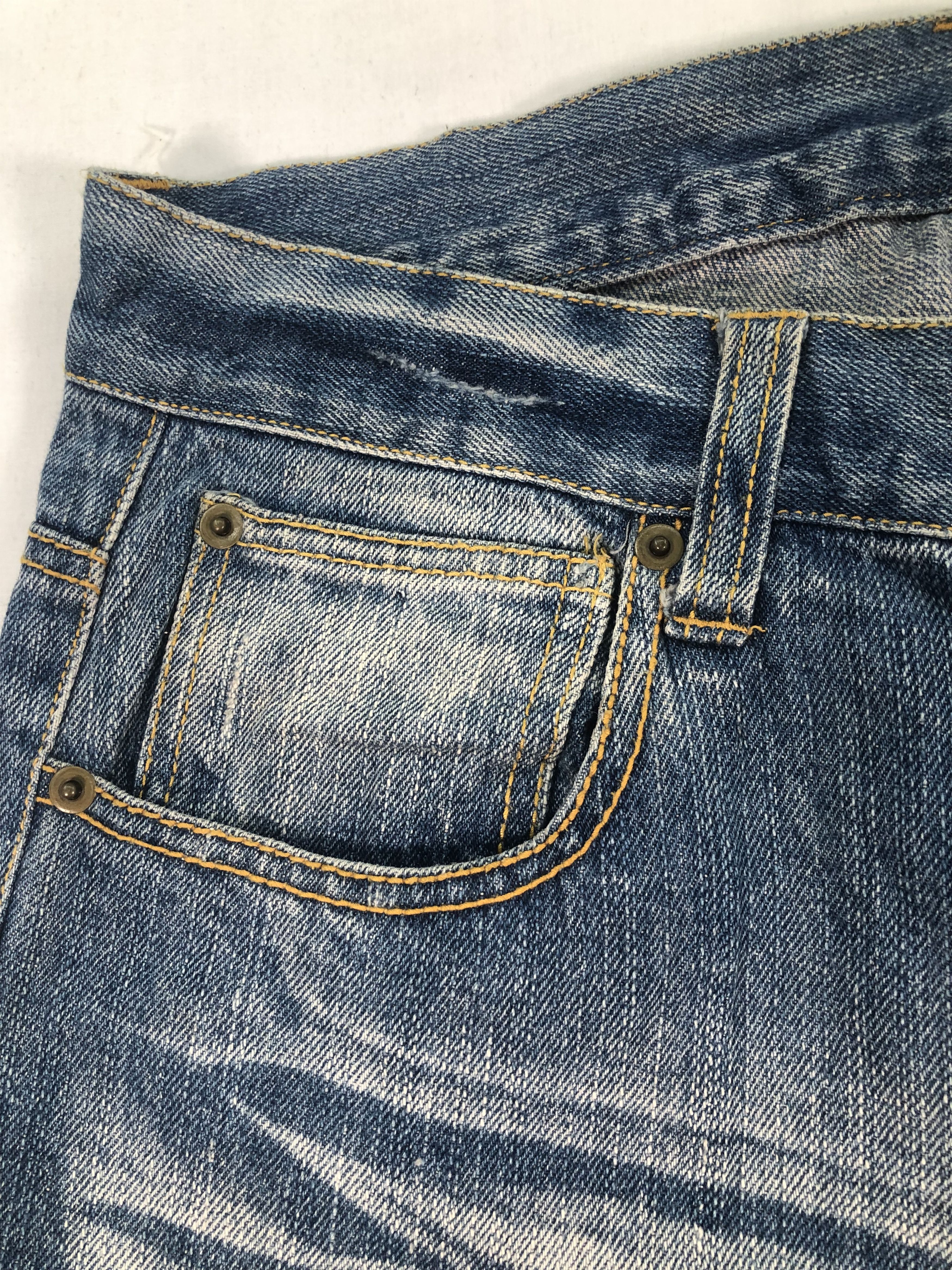 Japanese Brand × Vintage Six-Star Whiskered Denim Jeans Size US 32 / EU 48 - 5 Thumbnail