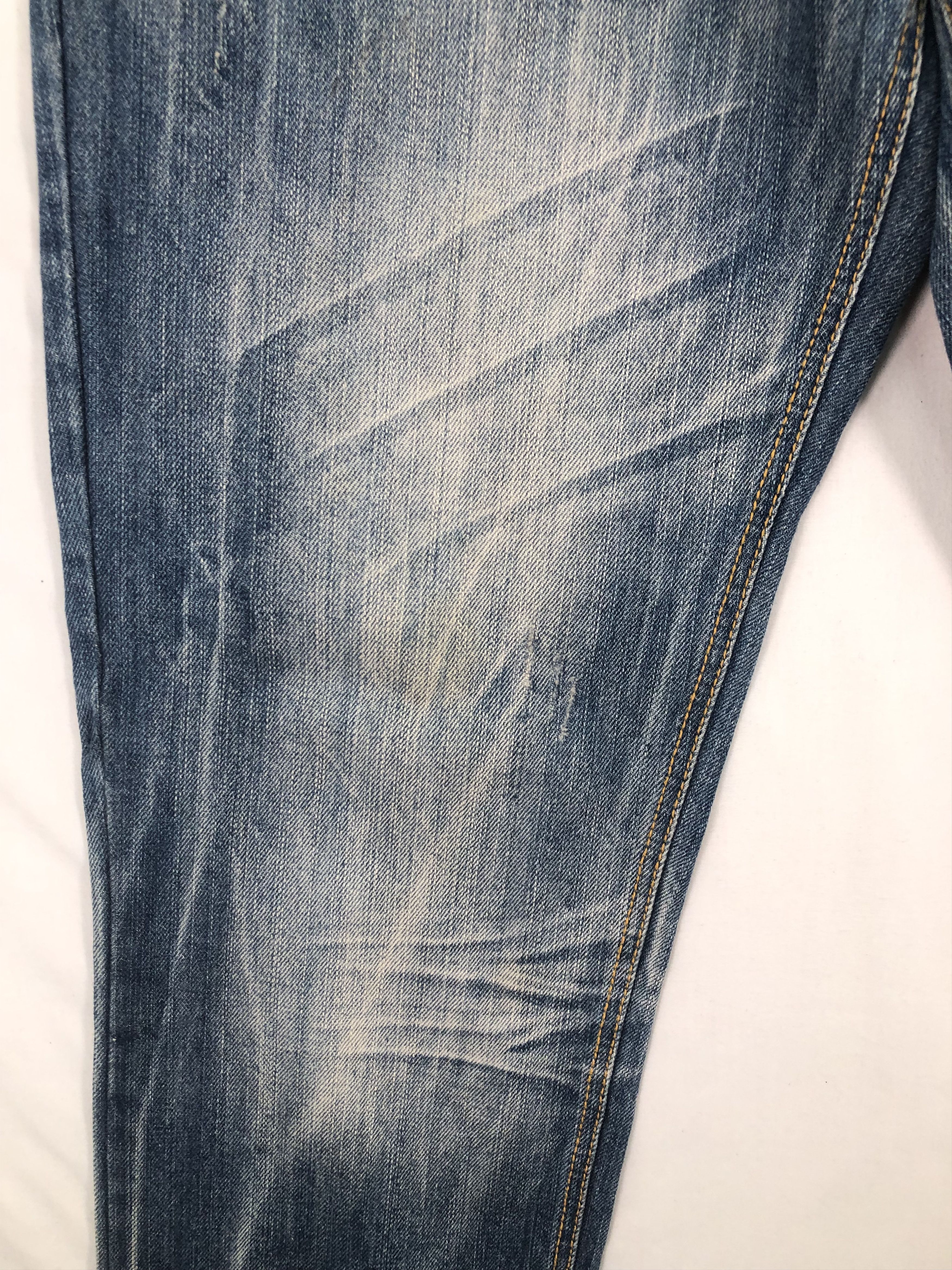 Japanese Brand × Vintage Six-Star Whiskered Denim Jeans Size US 32 / EU 48 - 6 Thumbnail