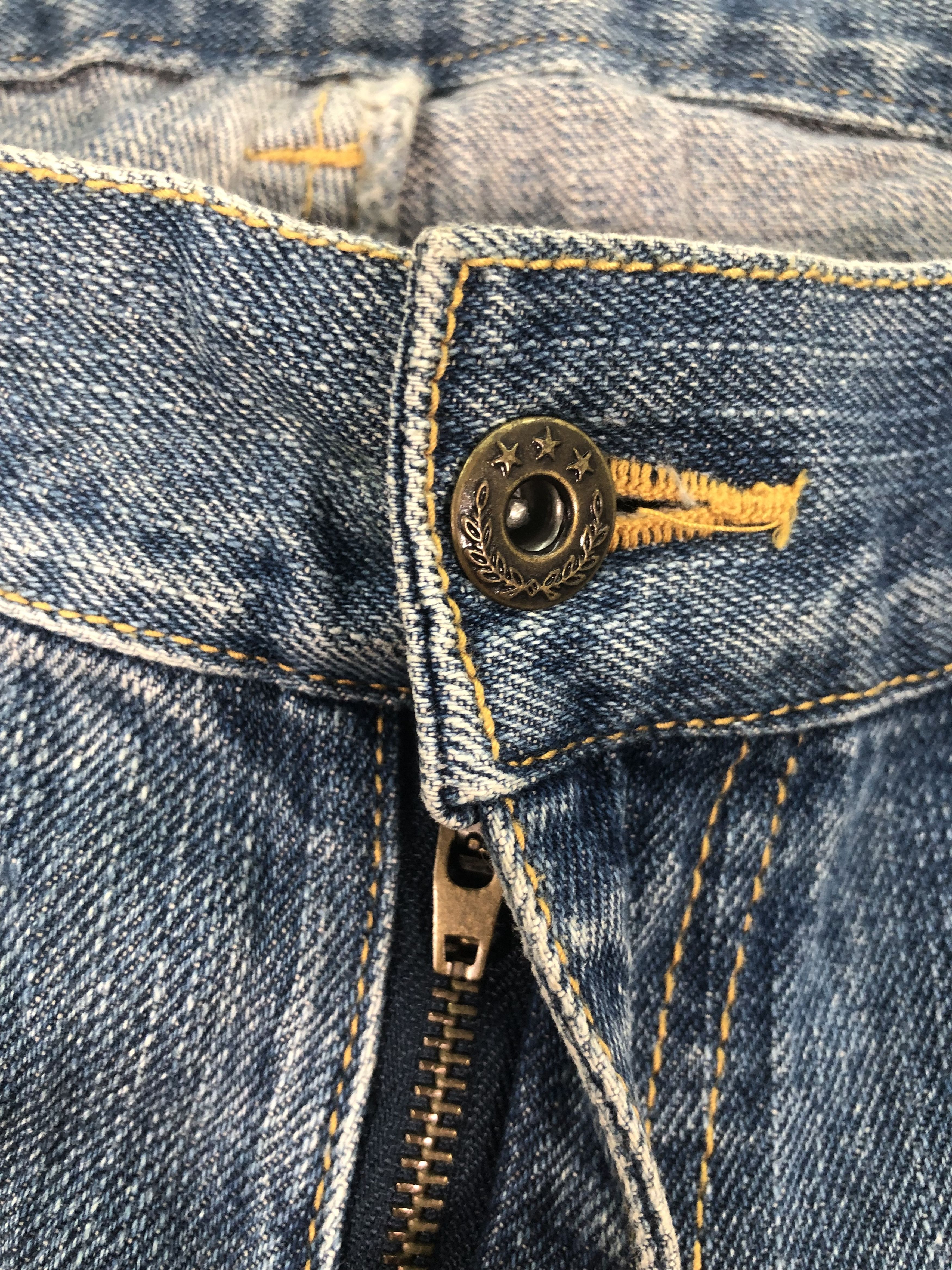 Japanese Brand × Vintage Six-Star Whiskered Denim Jeans Size US 32 / EU 48 - 4 Thumbnail