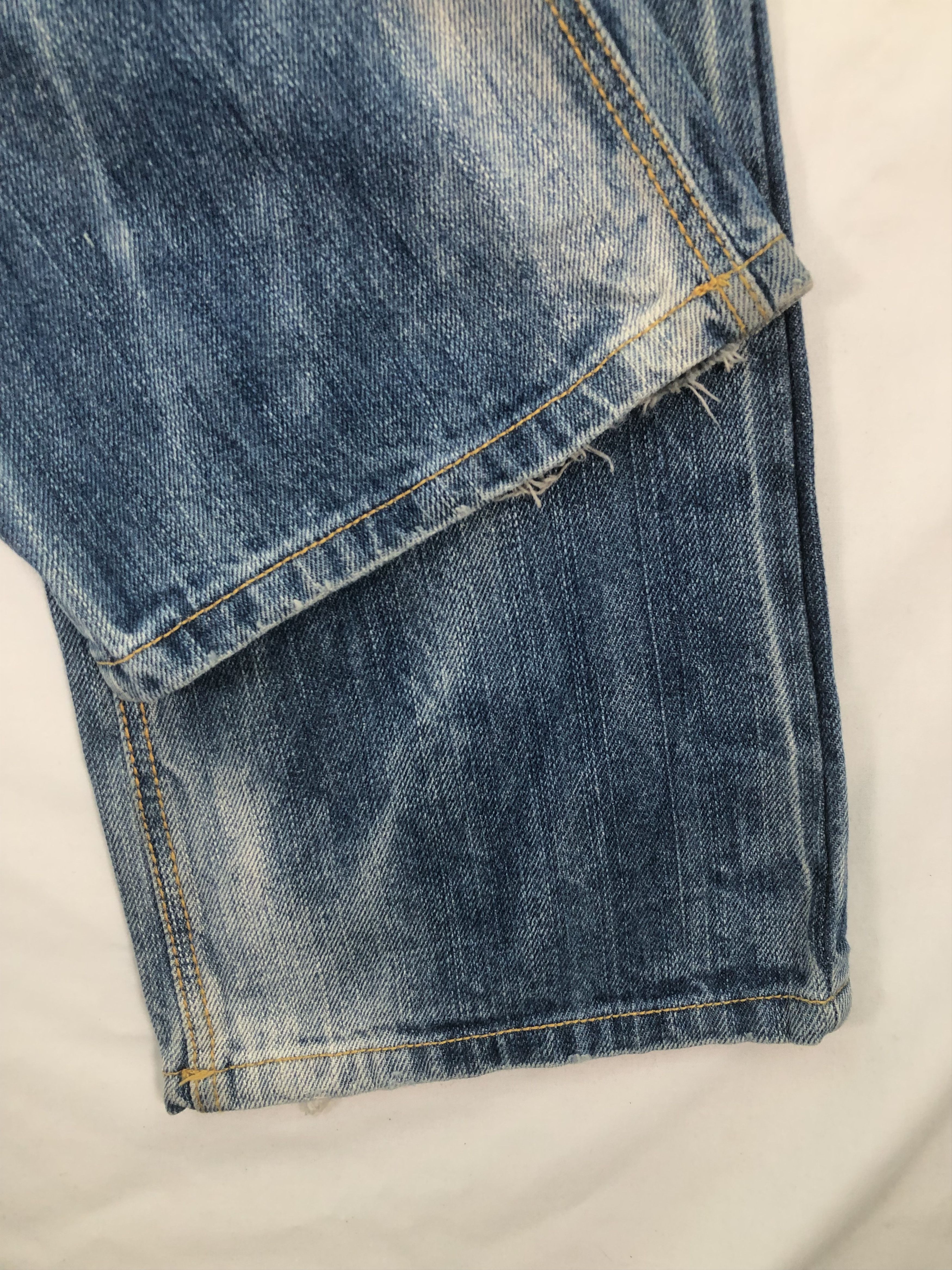 Japanese Brand × Vintage Six-Star Whiskered Denim Jeans Size US 32 / EU 48 - 8 Thumbnail
