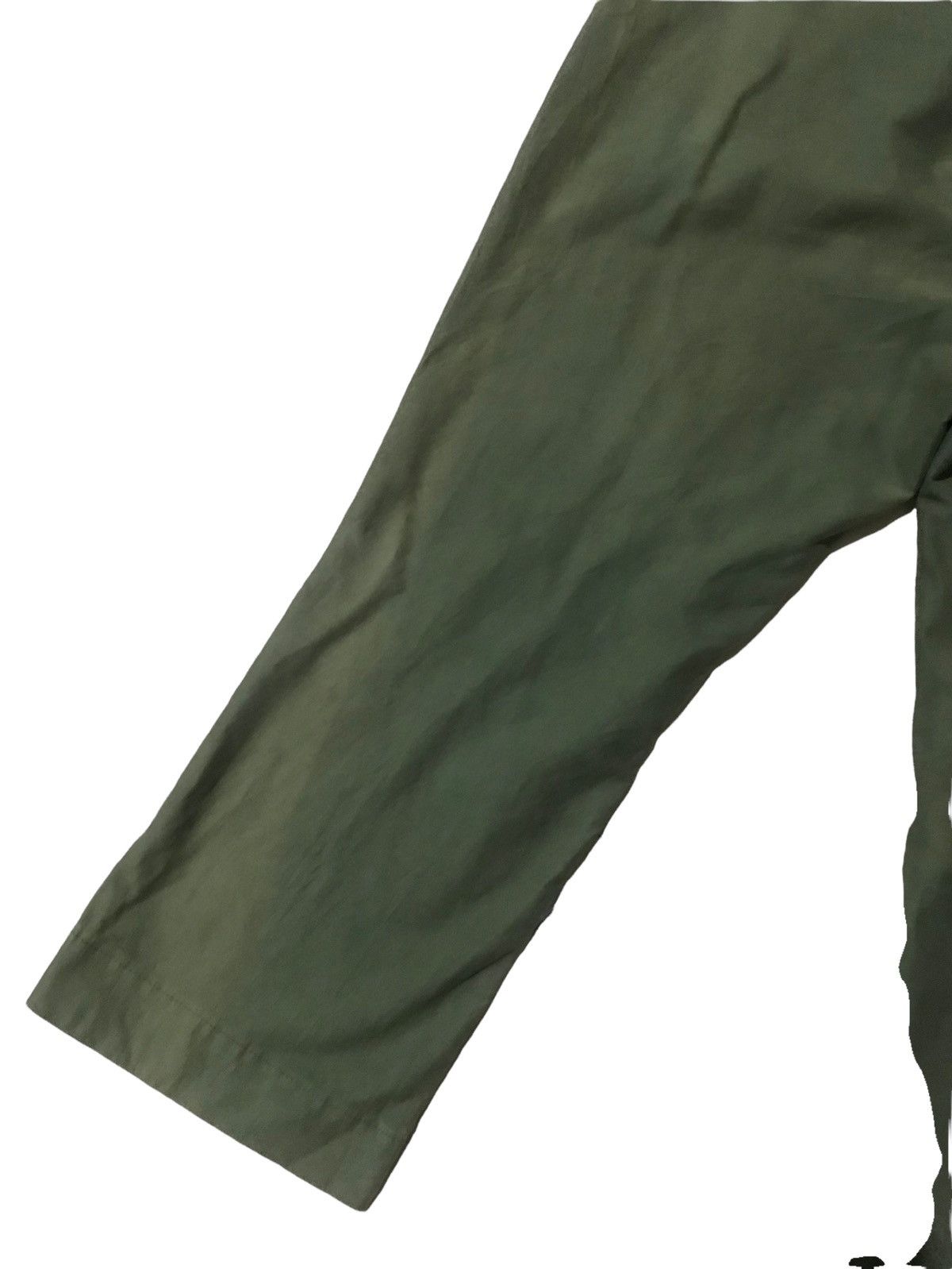 Issey Miyake × Japanese Brand Vintage Issey Miyake Plantation Green Army Sun Faded Pant Size 33" - 4 Thumbnail