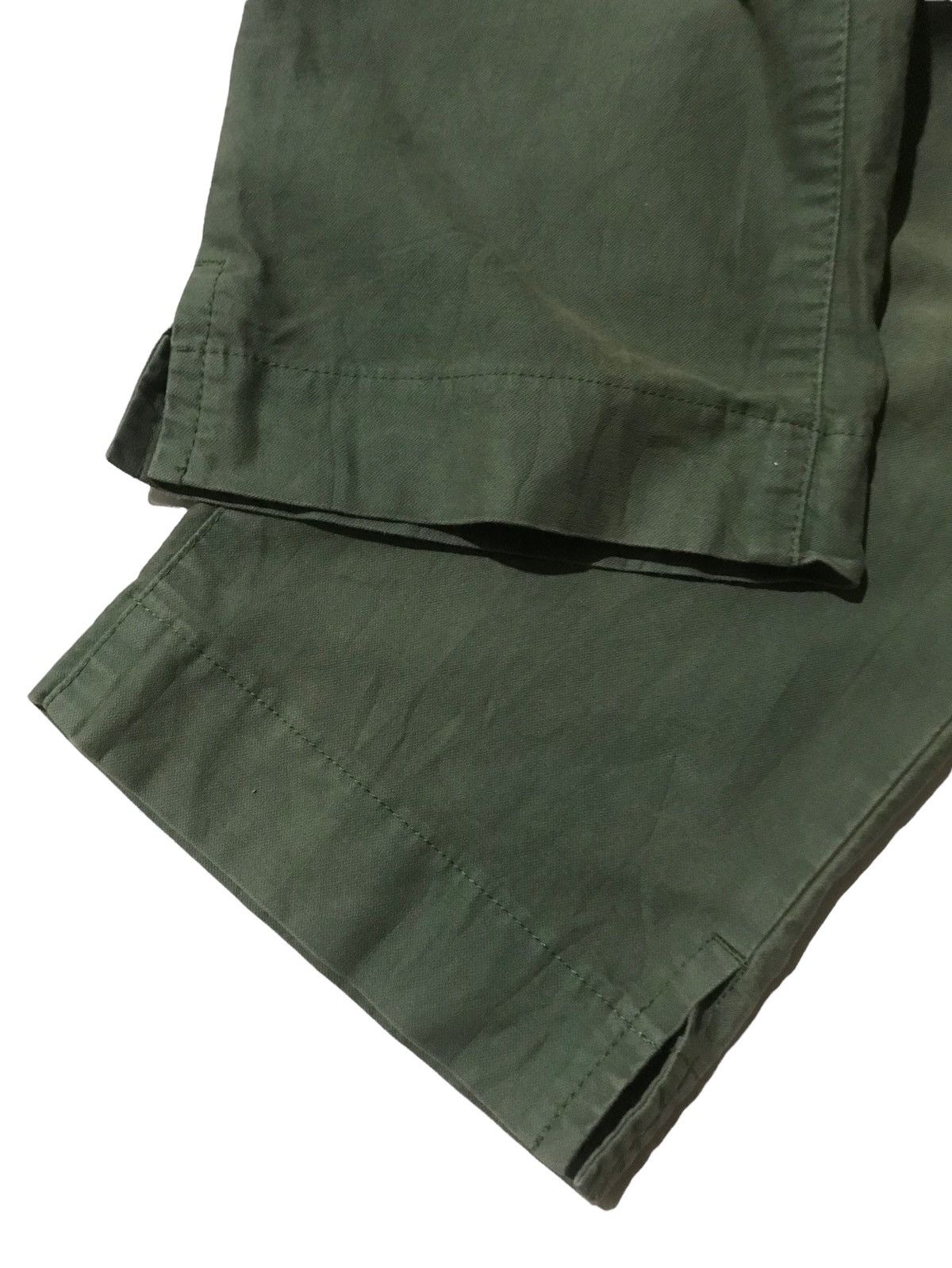 Issey Miyake × Japanese Brand Vintage Issey Miyake Plantation Green Army Sun Faded Pant Size 33" - 6 Thumbnail