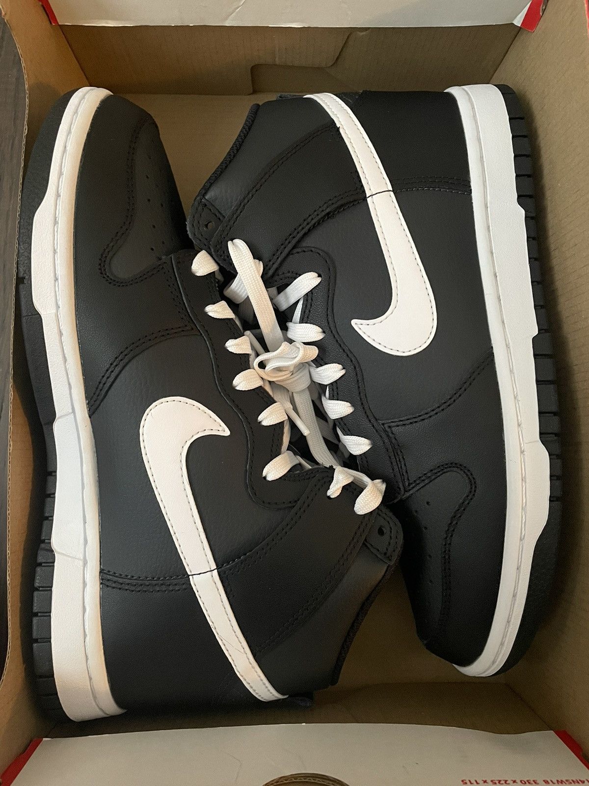 Nike Nike Dunk High Anthracite White Size US 8 / EU 41 - 3 Thumbnail