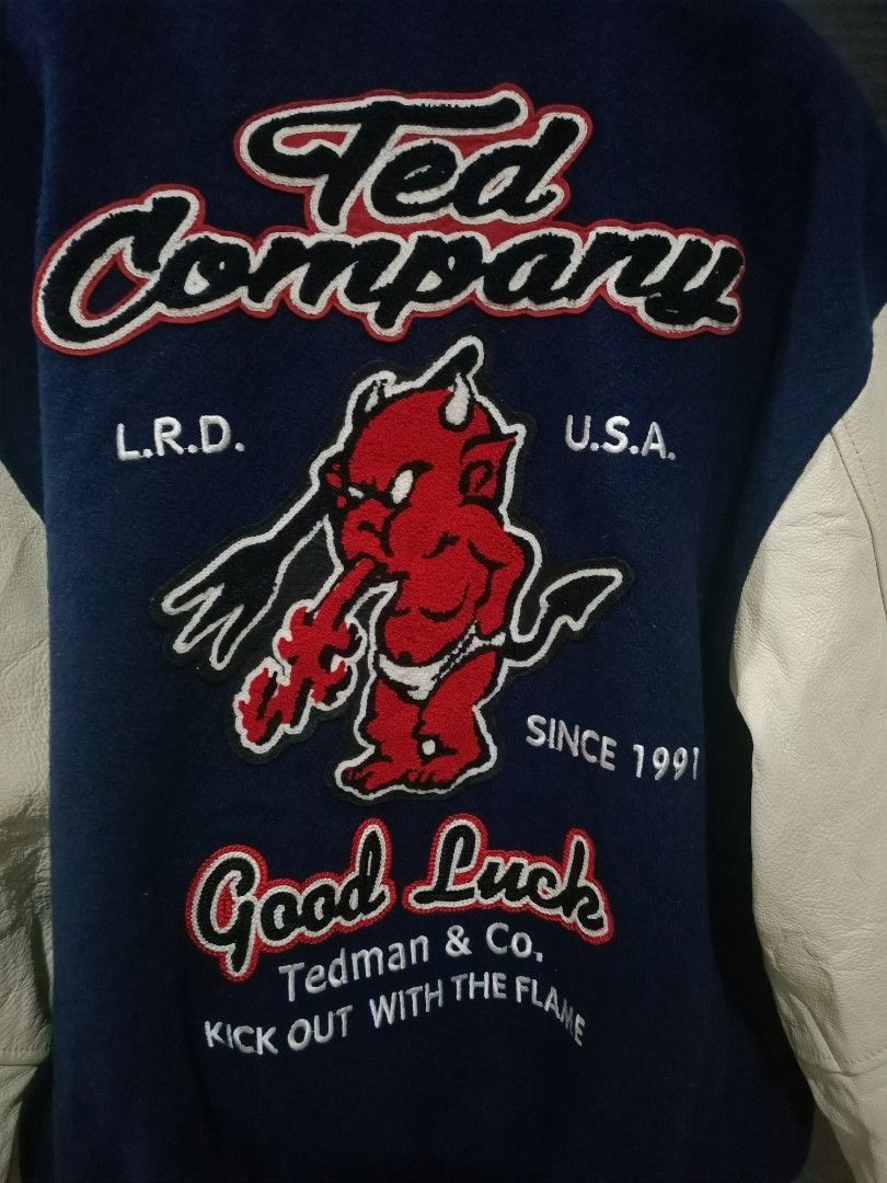Tedman Tedman 'Good Luck' stadium varsity jacket Size US L / EU 52-54 / 3 - 6 Thumbnail