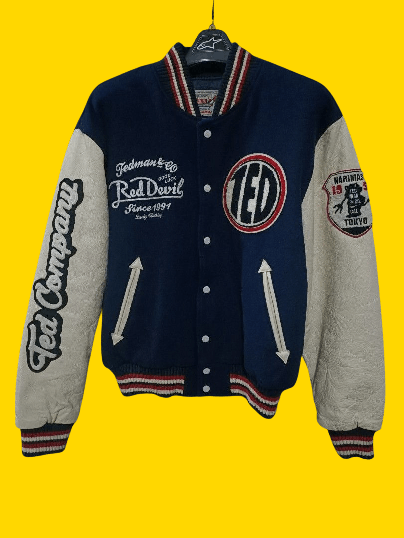 Tedman Tedman 'Good Luck' stadium varsity jacket Size US L / EU 52-54 / 3 - 2 Thumbnail