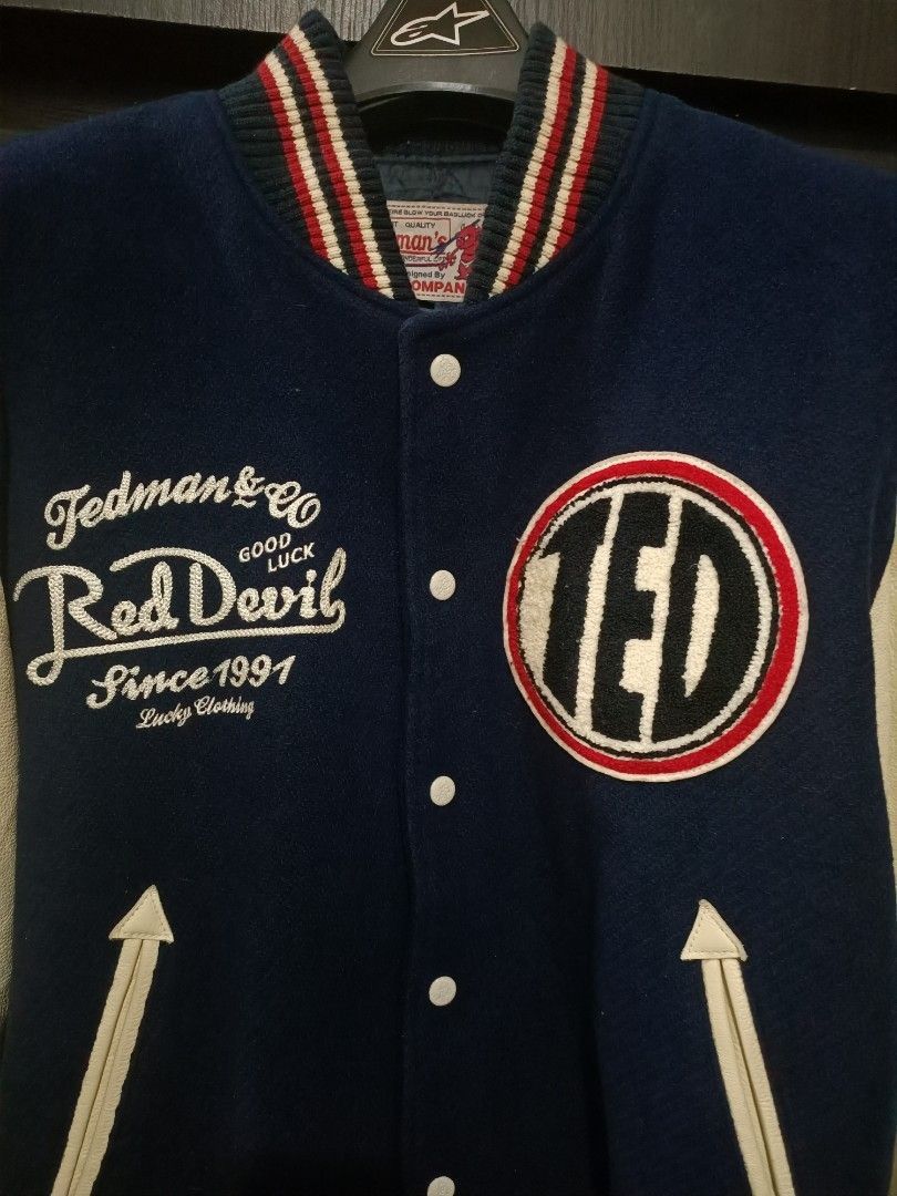 Tedman Tedman 'Good Luck' stadium varsity jacket Size US L / EU 52-54 / 3 - 3 Thumbnail