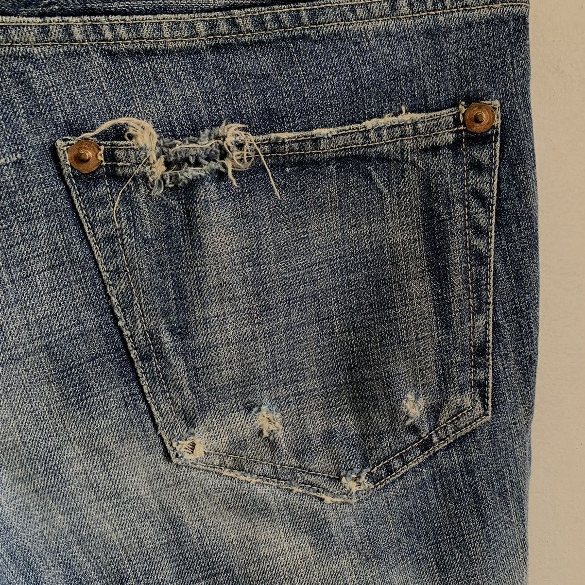 Undercover Izreel Kazuhiro Takakura Denim Jeans Size US 31 - 9 Thumbnail