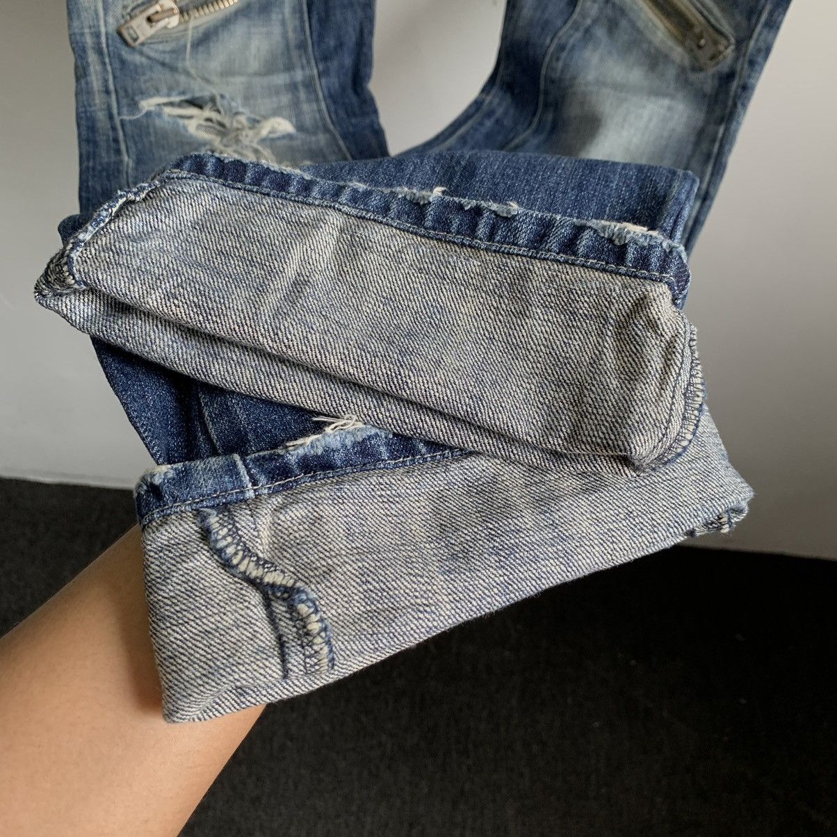 Undercover Izreel Kazuhiro Takakura Denim Jeans Size US 31 - 7 Thumbnail