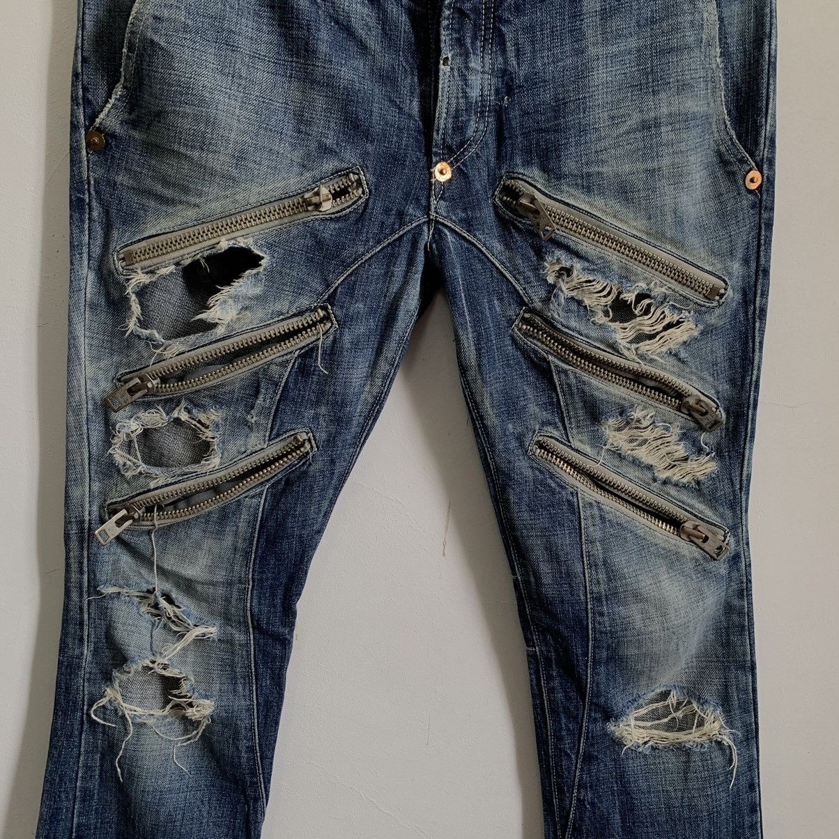 Undercover Izreel Kazuhiro Takakura Denim Jeans Size US 31 - 4 Thumbnail