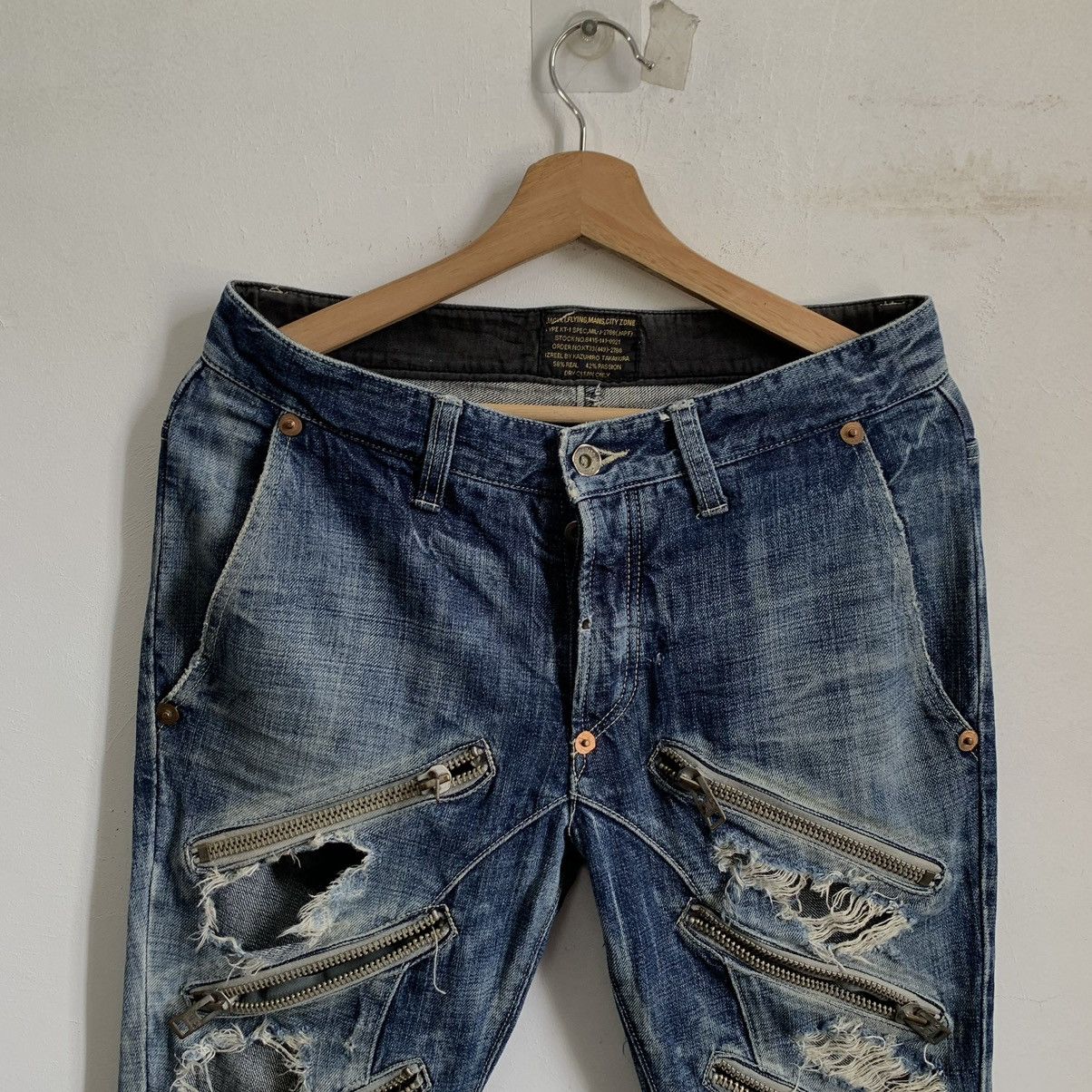 Undercover Izreel Kazuhiro Takakura Denim Jeans Size US 31 - 3 Thumbnail