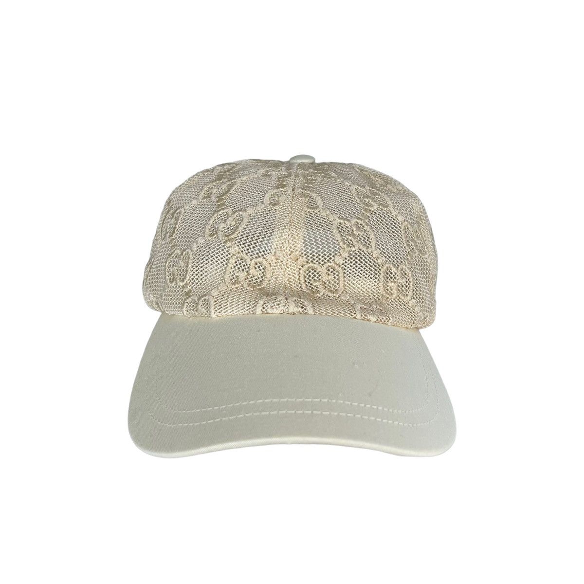 Gucci Gucci Mesh Monigram Baseball Cap Size ONE SIZE - 2 Thumbnail