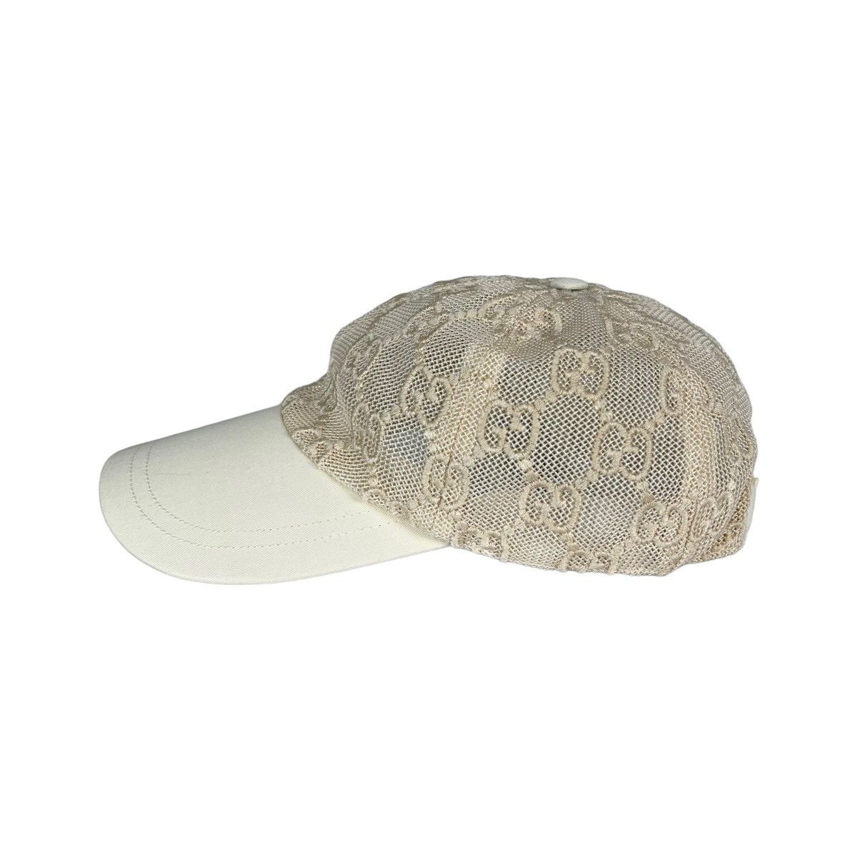 Gucci Gucci Mesh Monigram Baseball Cap Size ONE SIZE - 3 Thumbnail