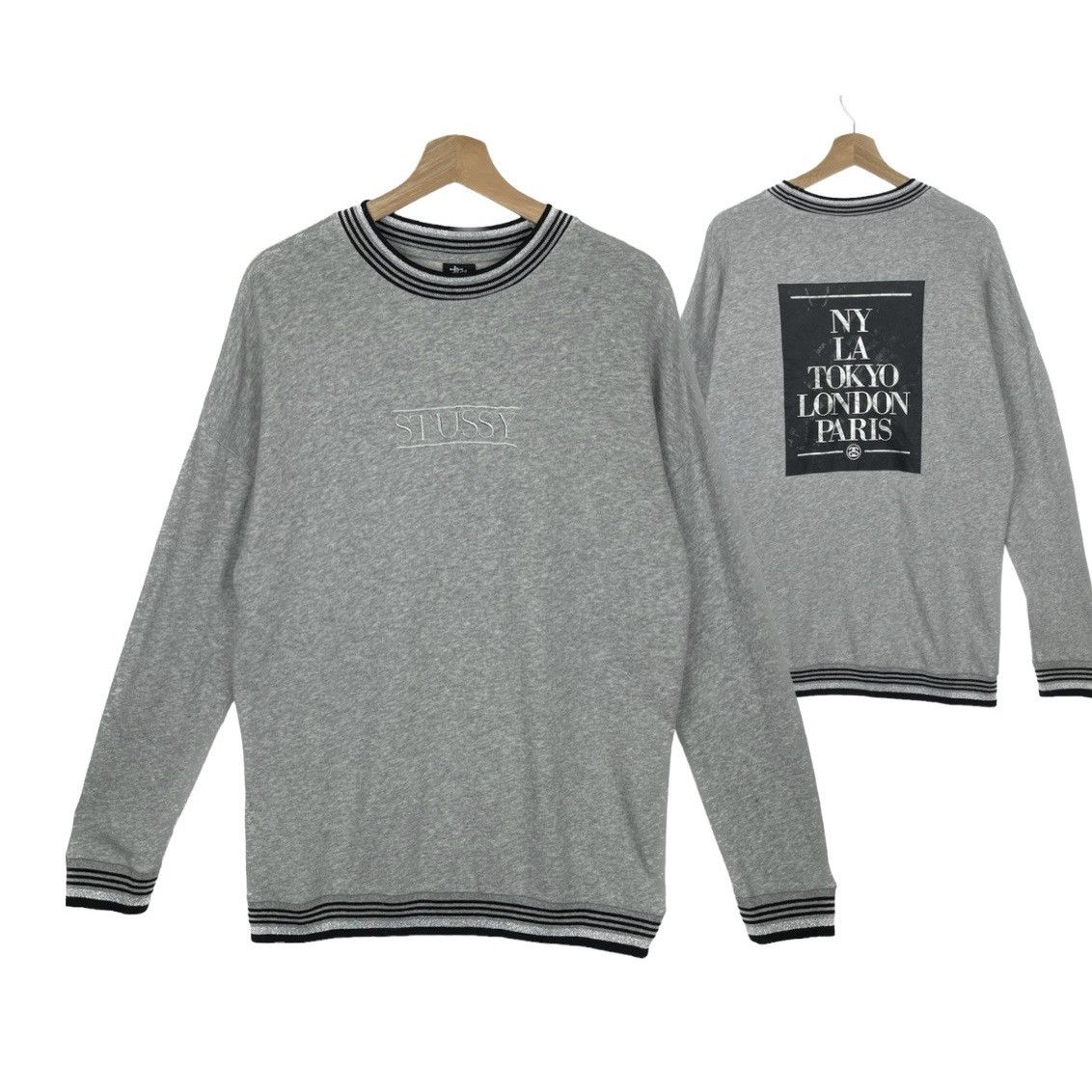 Stussy Stussy Embroidered Spell Sweatshirt Size US L / EU 52-54 / 3 - 1 Thumbnail