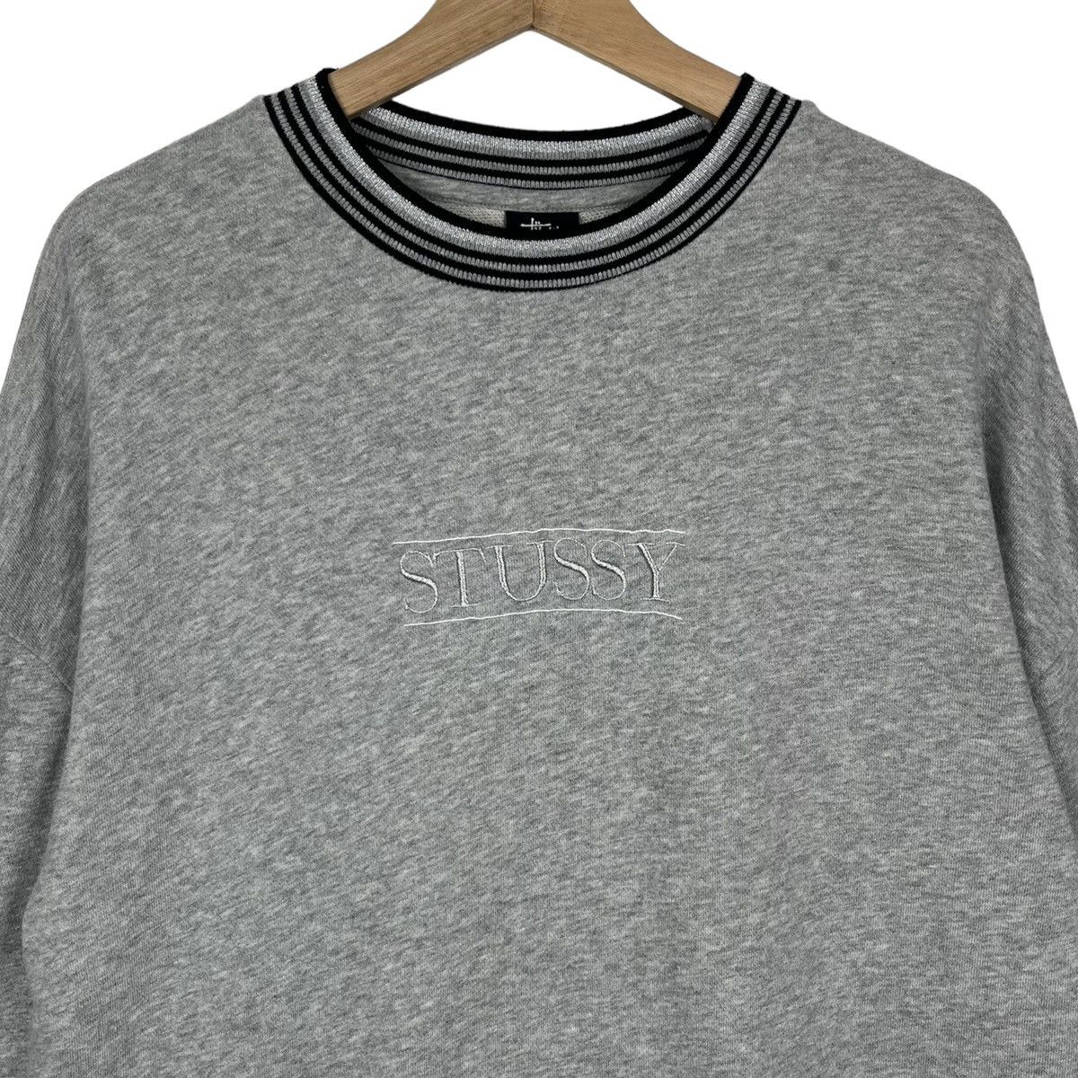 Stussy Stussy Embroidered Spell Sweatshirt Size US L / EU 52-54 / 3 - 3 Thumbnail