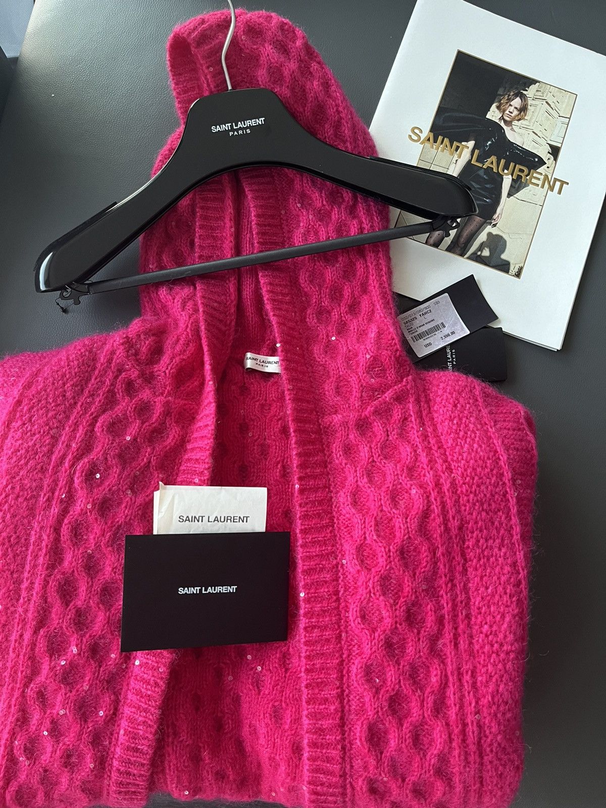 Hedi Slimane × Saint Laurent Paris × Yves Saint Laurent Saint Laurent Sweater $2,800 Super Runway Brand New Size US XL / EU 56 / 4 - 6 Thumbnail