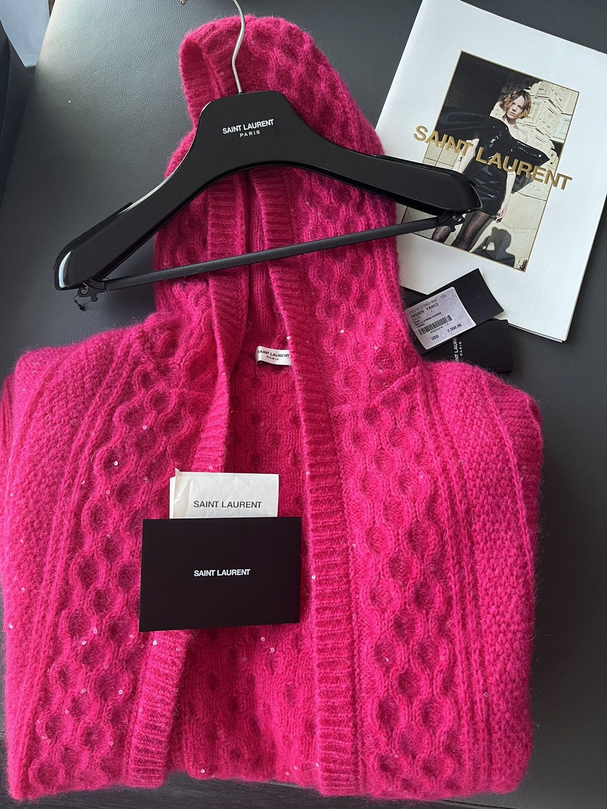 Hedi Slimane × Saint Laurent Paris × Yves Saint Laurent Saint Laurent Sweater $2,800 Super Runway Brand New Size US XL / EU 56 / 4 - 16 Thumbnail