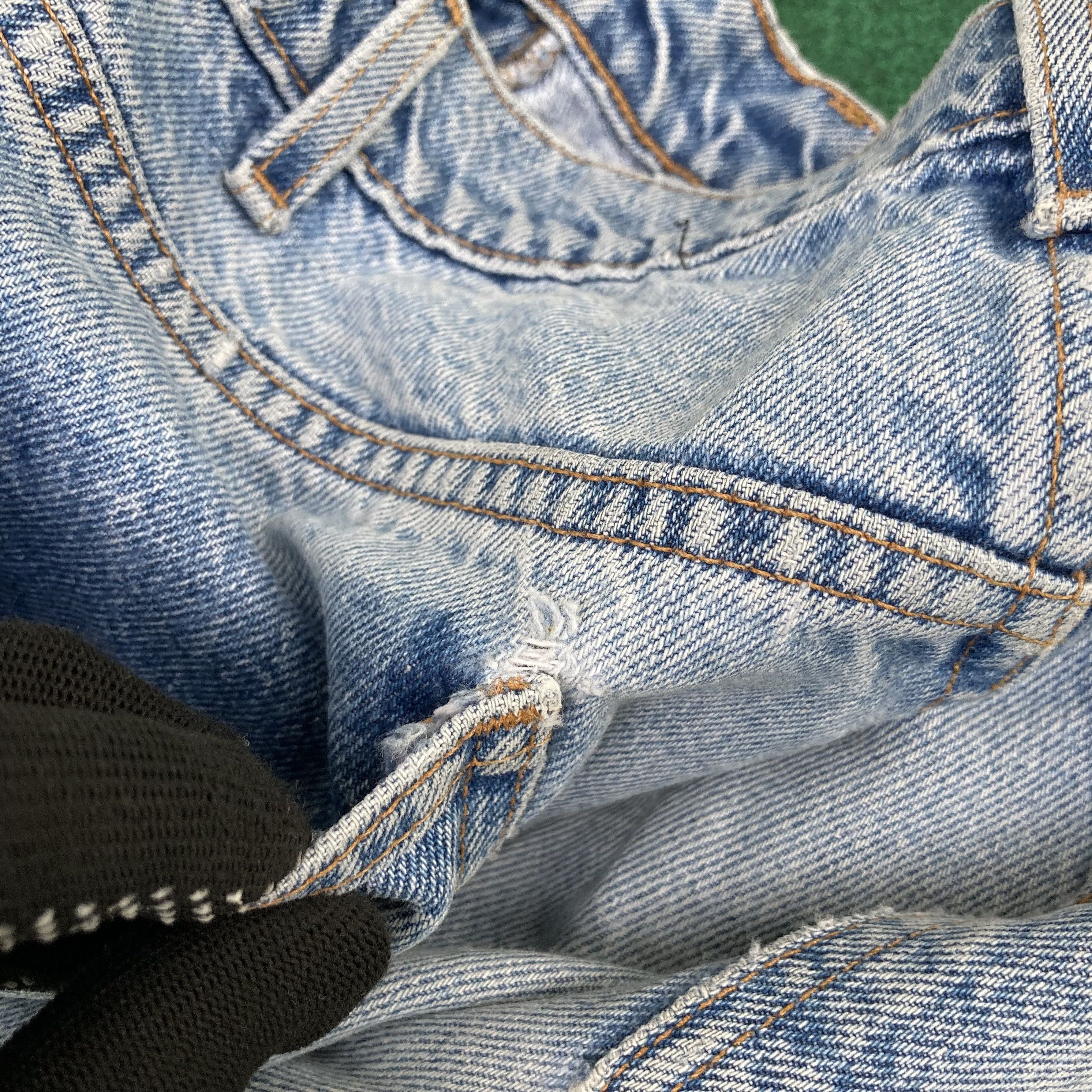 Levi's × Vintage Vtg Levis 505 Denim Ripped 90s Punk Mods Streetwear Jean Size US 31 - 9 Thumbnail