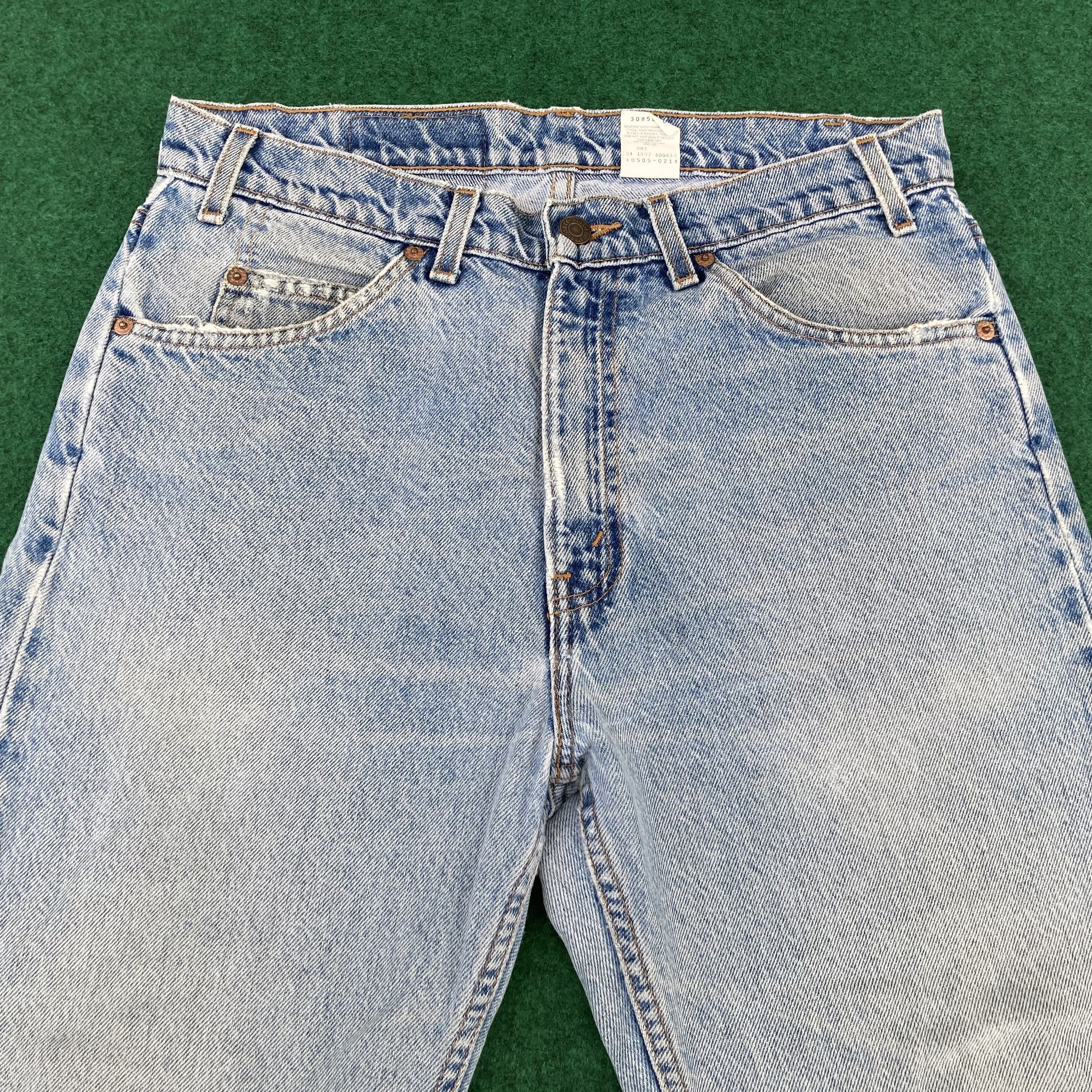 Levi's × Vintage Vtg Levis 505 Denim Ripped 90s Punk Mods Streetwear Jean Size US 31 - 3 Thumbnail
