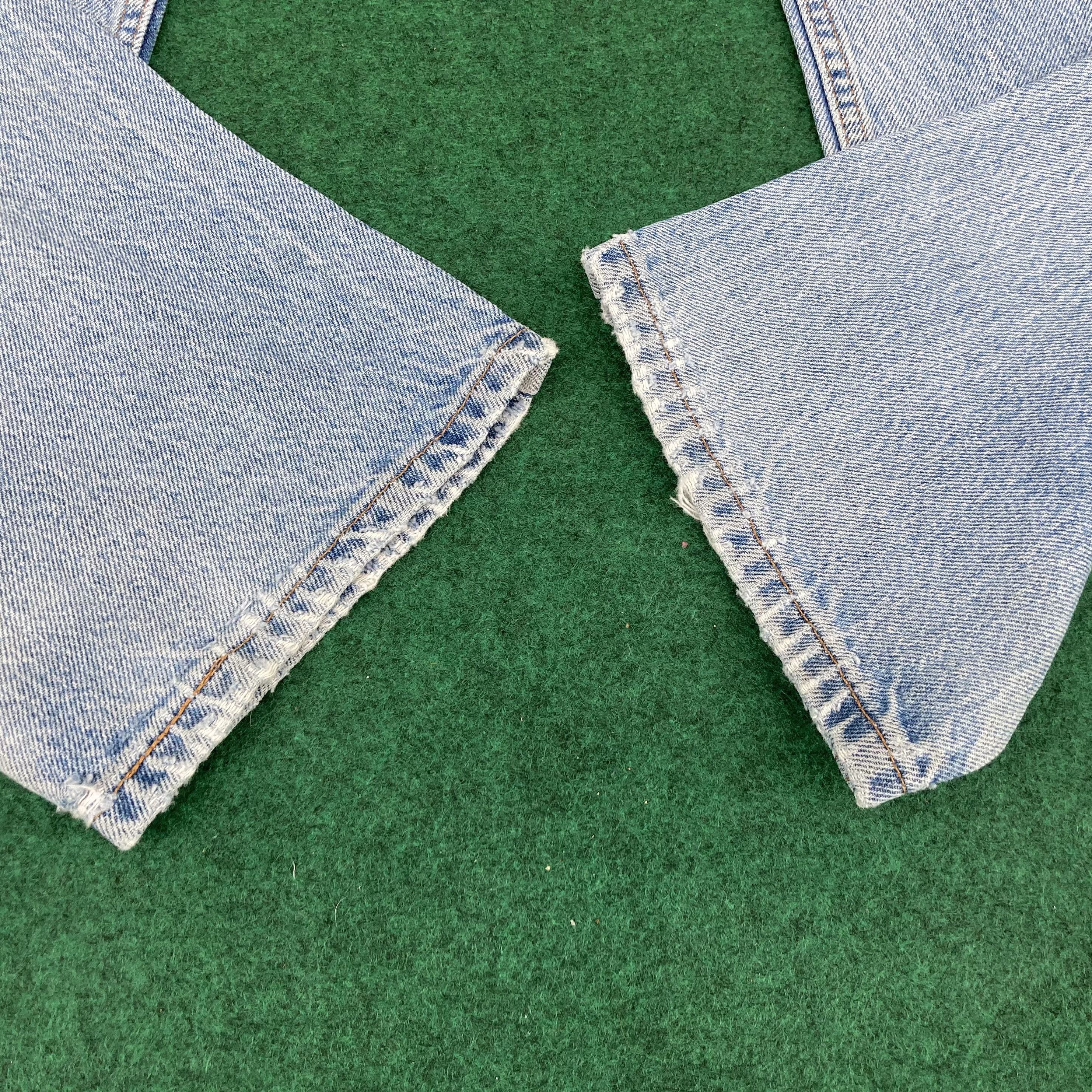 Levi's × Vintage Vtg Levis 505 Denim Ripped 90s Punk Mods Streetwear Jean Size US 31 - 10 Thumbnail