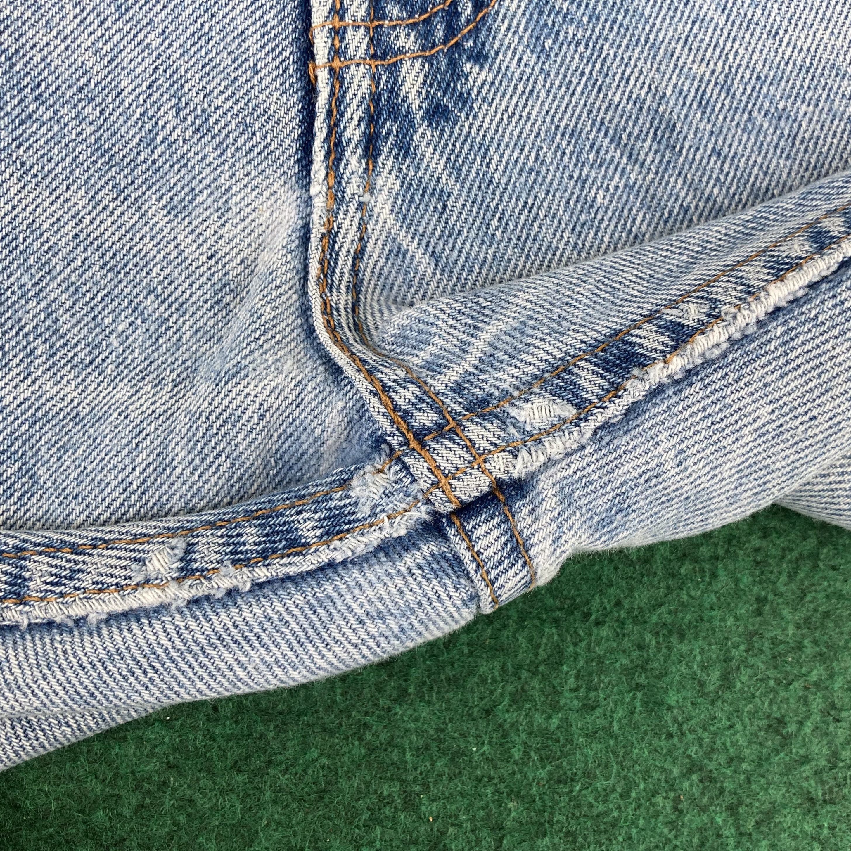 Levi's × Vintage Vtg Levis 505 Denim Ripped 90s Punk Mods Streetwear Jean Size US 31 - 6 Thumbnail