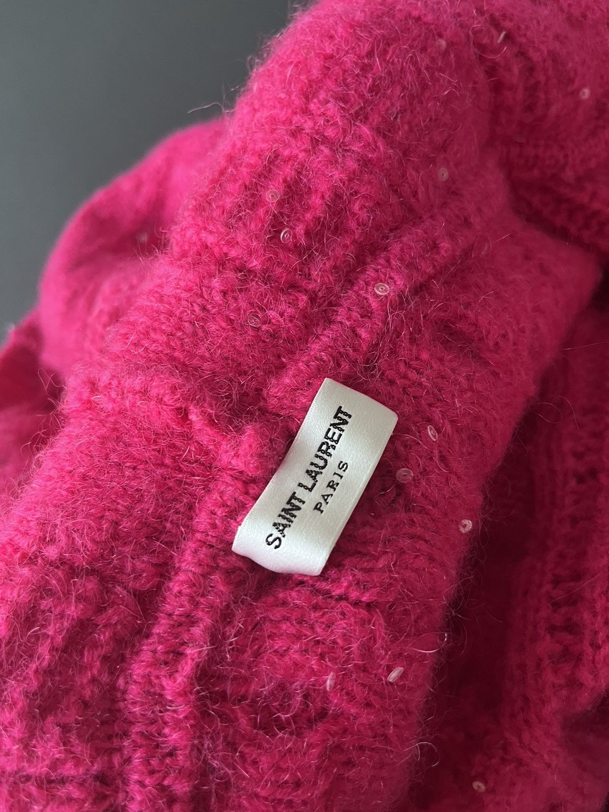 Hedi Slimane × Saint Laurent Paris × Yves Saint Laurent $2,800 Super Runway Brand New Saint Laurent Cashmere Sweater Size US XXL / EU 58 / 5 - 13 Thumbnail