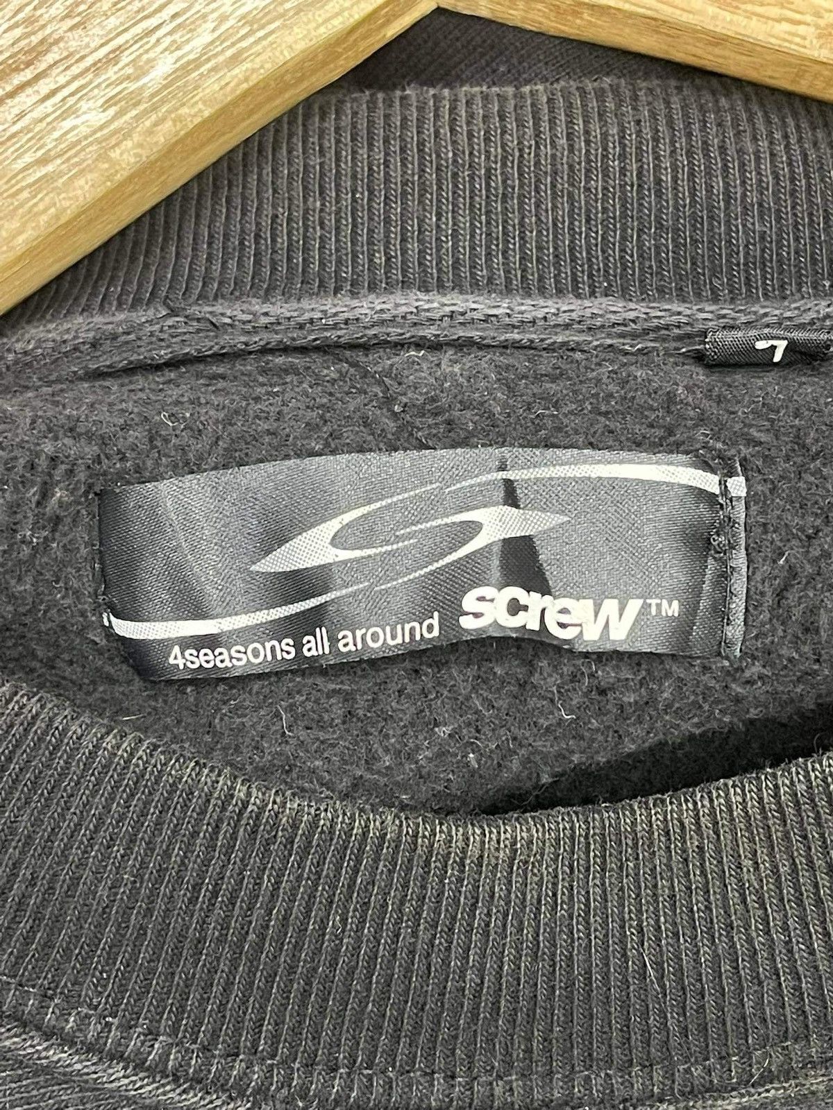 Vintage Screw Skaterboards Big Logo Pullover Sweatshirt Size L Size US L / EU 52-54 / 3 - 10 Thumbnail