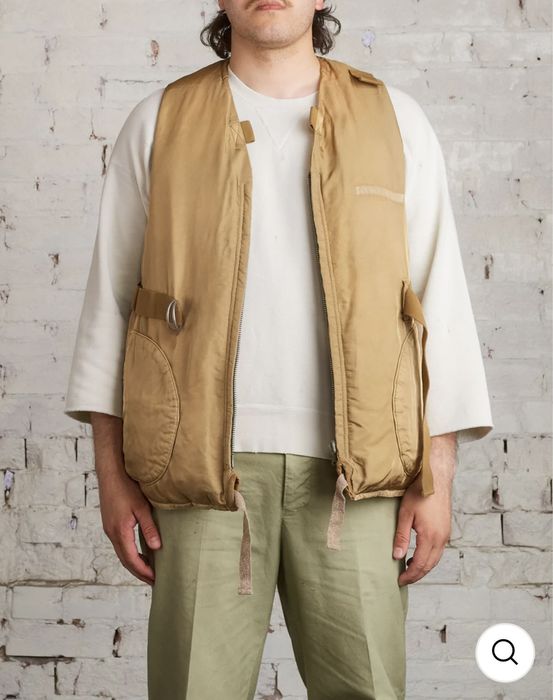 Visvim visvim Contrary Dept Harrier Down Vest Khaki reversible