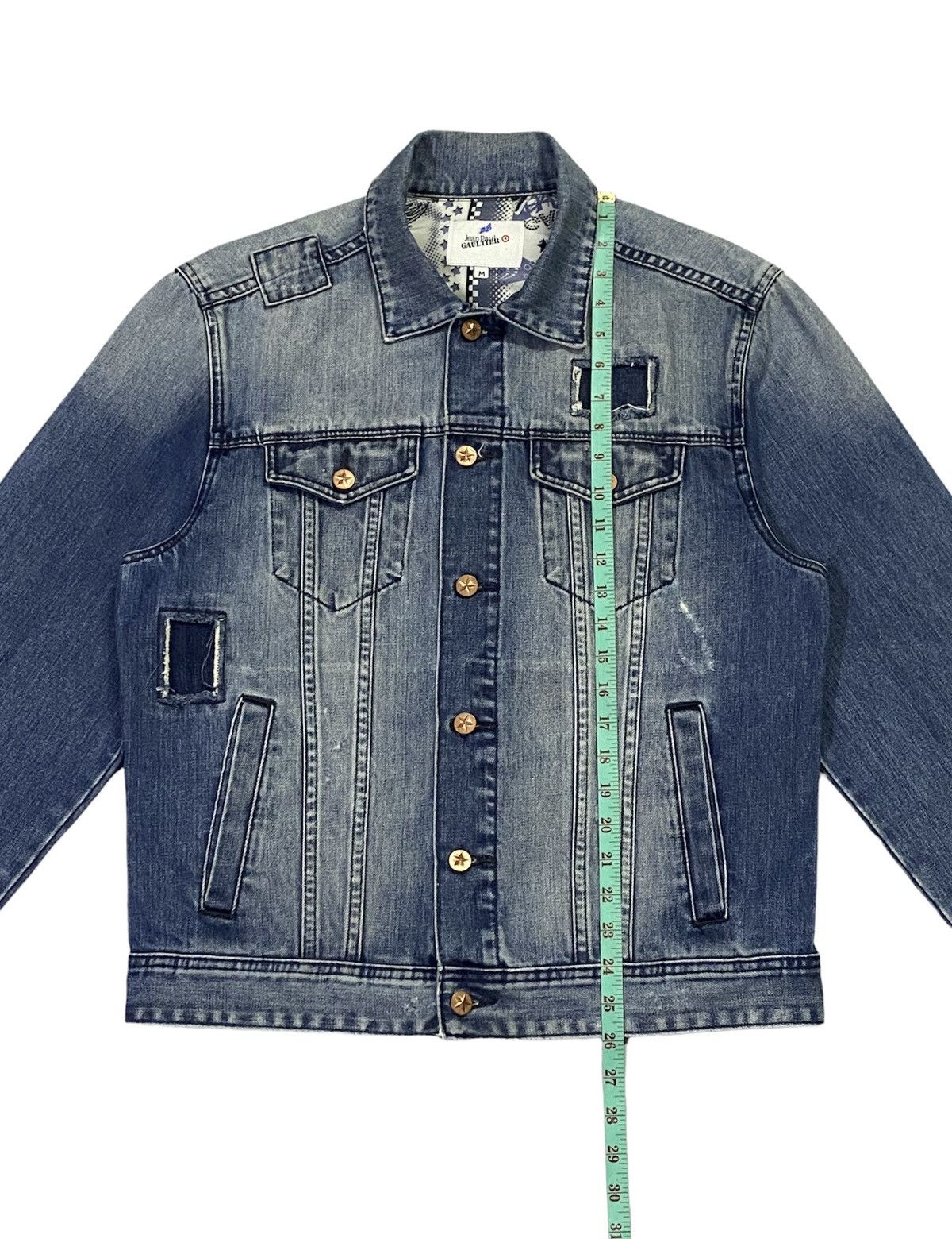 Designer × Jean Paul Gaultier Jean Paul Gaultier (JPG) For Target Washed Distressed Design Size US M / EU 48-50 / 2 - 5 Thumbnail