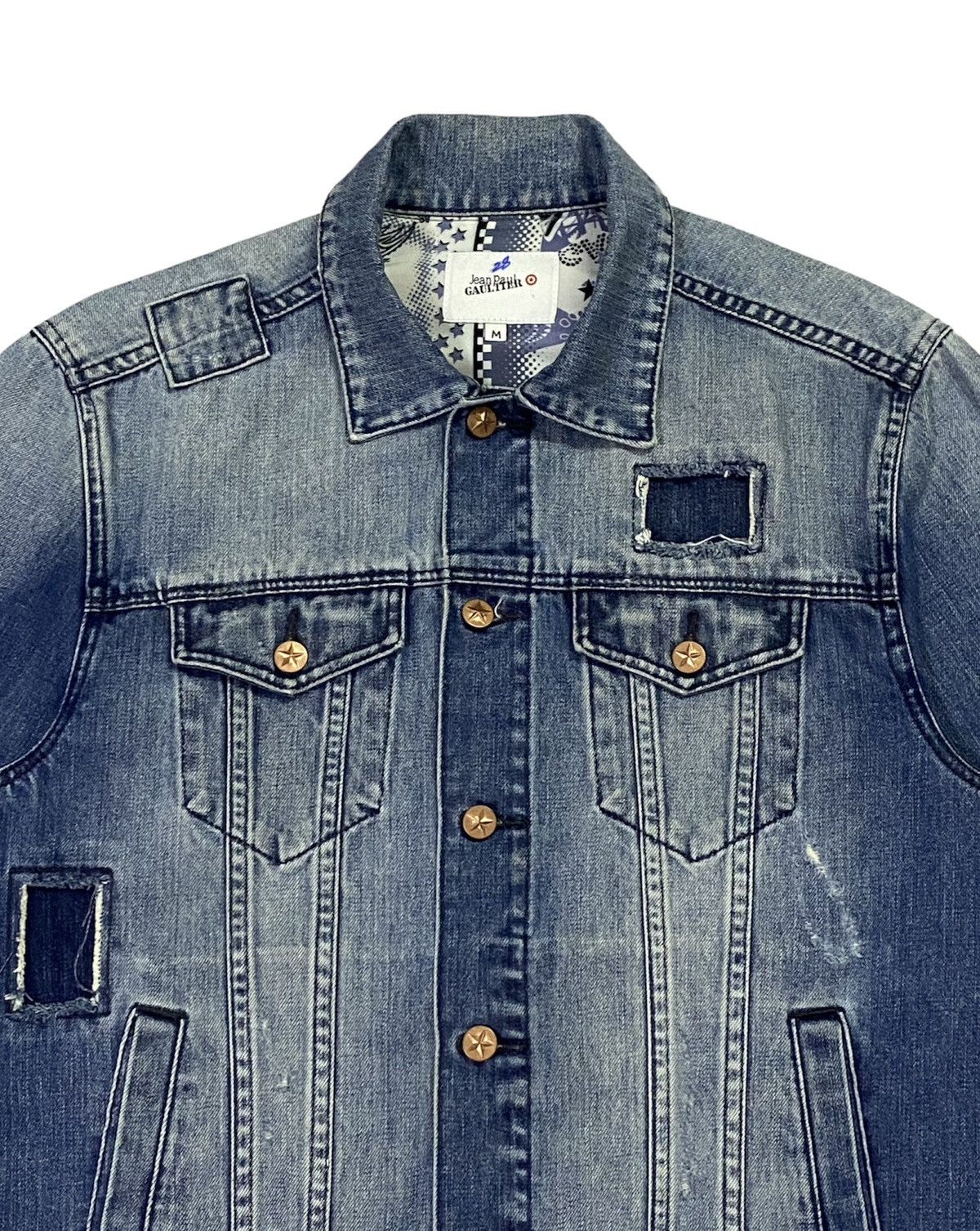 Designer × Jean Paul Gaultier Jean Paul Gaultier (JPG) For Target Washed Distressed Design Size US M / EU 48-50 / 2 - 16 Thumbnail