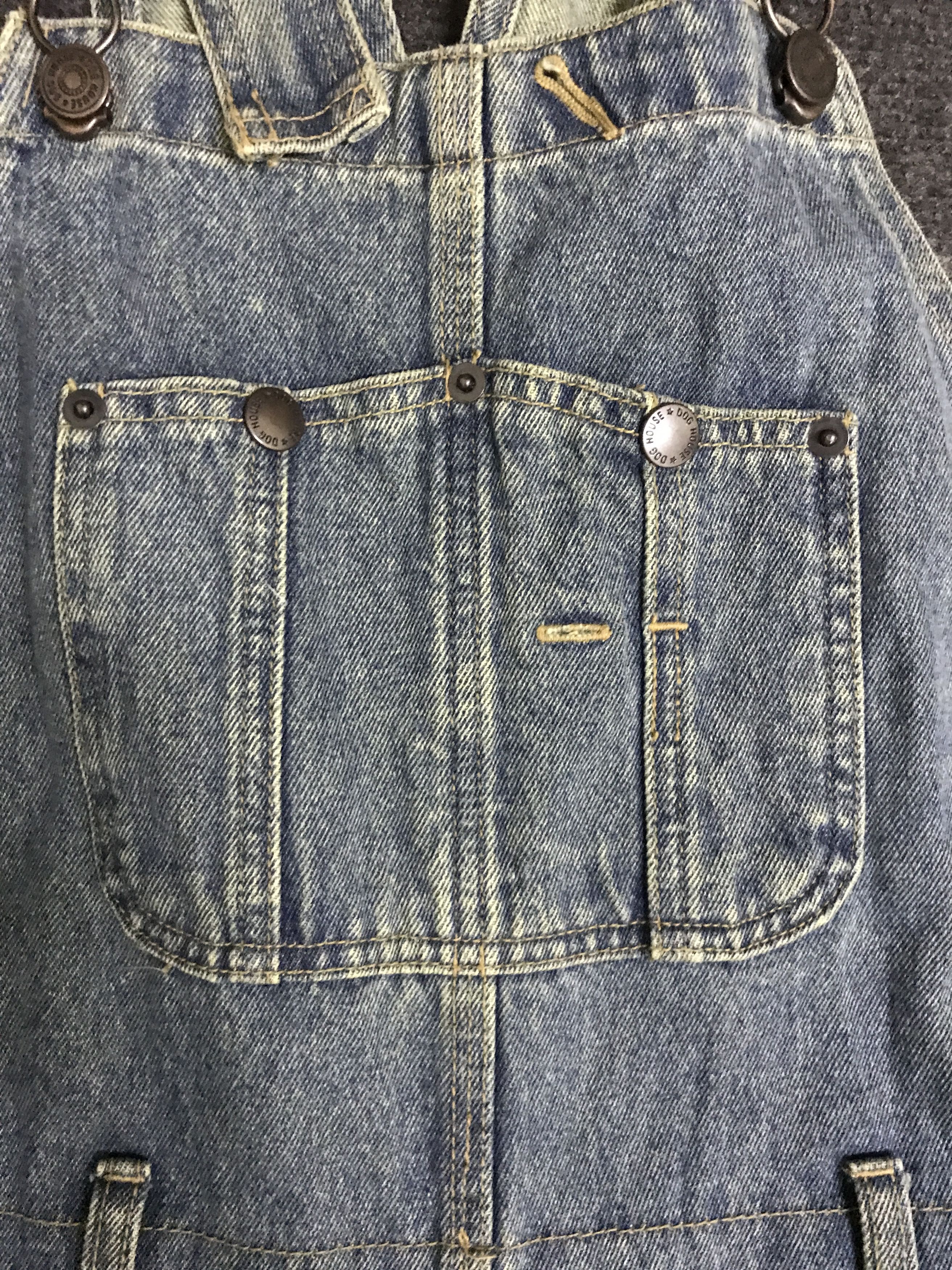 Designer × Japanese Brand OVA9 DOGHOUSE Kapan Medium Wash Overall Size US 35 - 3 Thumbnail