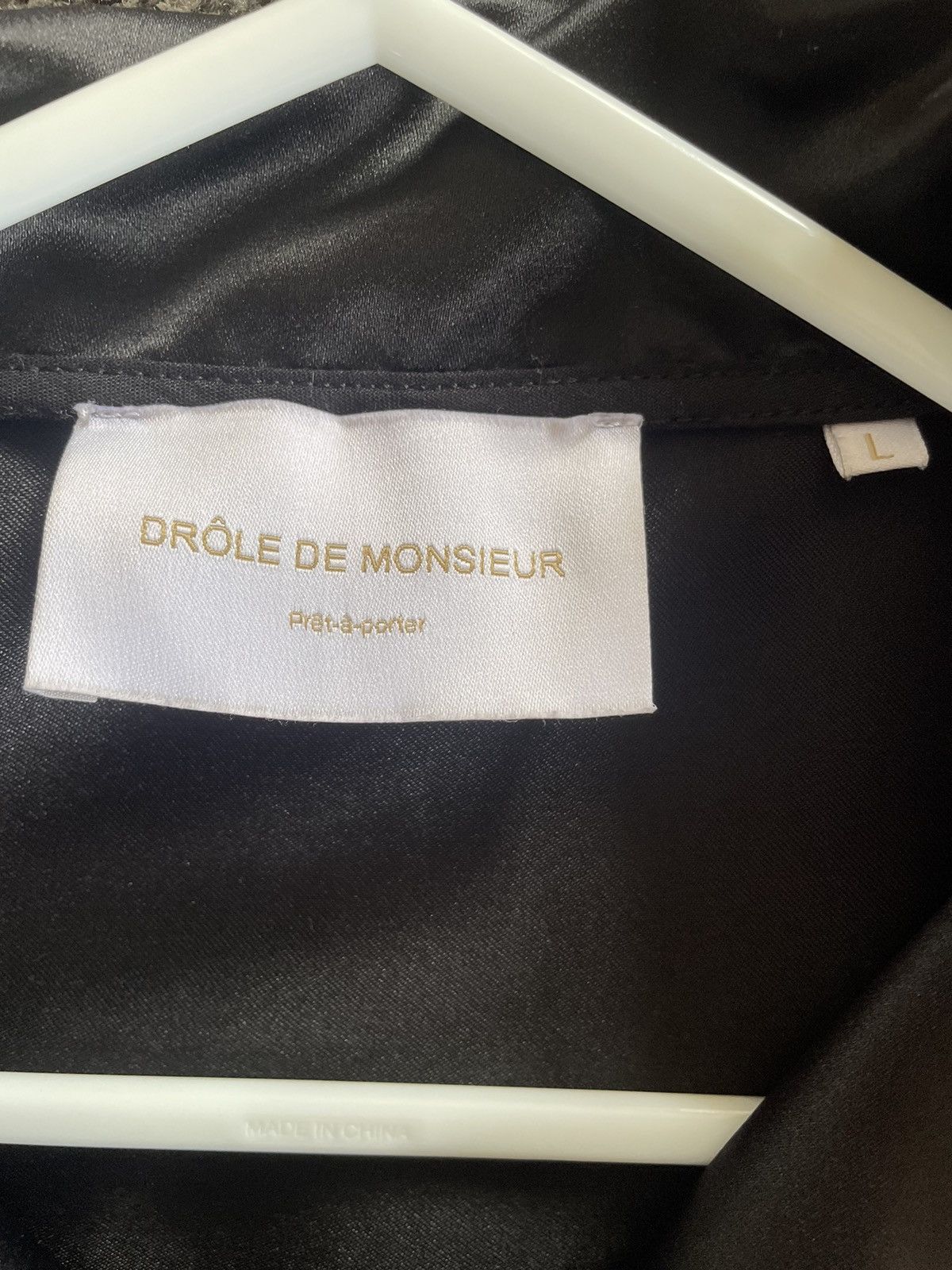 Drole De Monsieur DDM Black overshirt size L Size US L / EU 52-54 / 3 - 3 Thumbnail