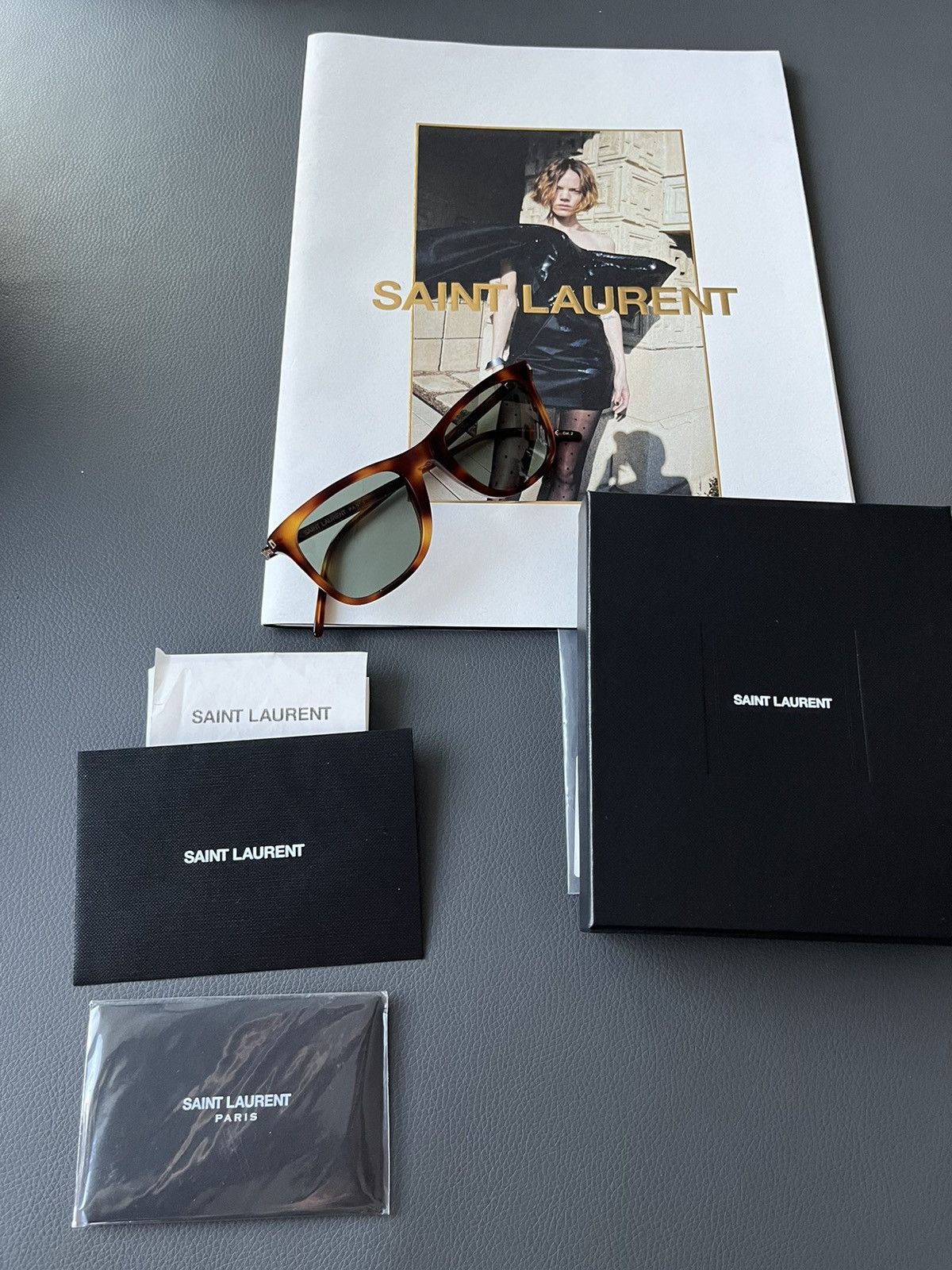 Hedi Slimane × Saint Laurent Paris × Yves Saint Laurent Iconic Brand New Classic Runway Sunglasses Limited Edition Size ONE SIZE - 13 Thumbnail