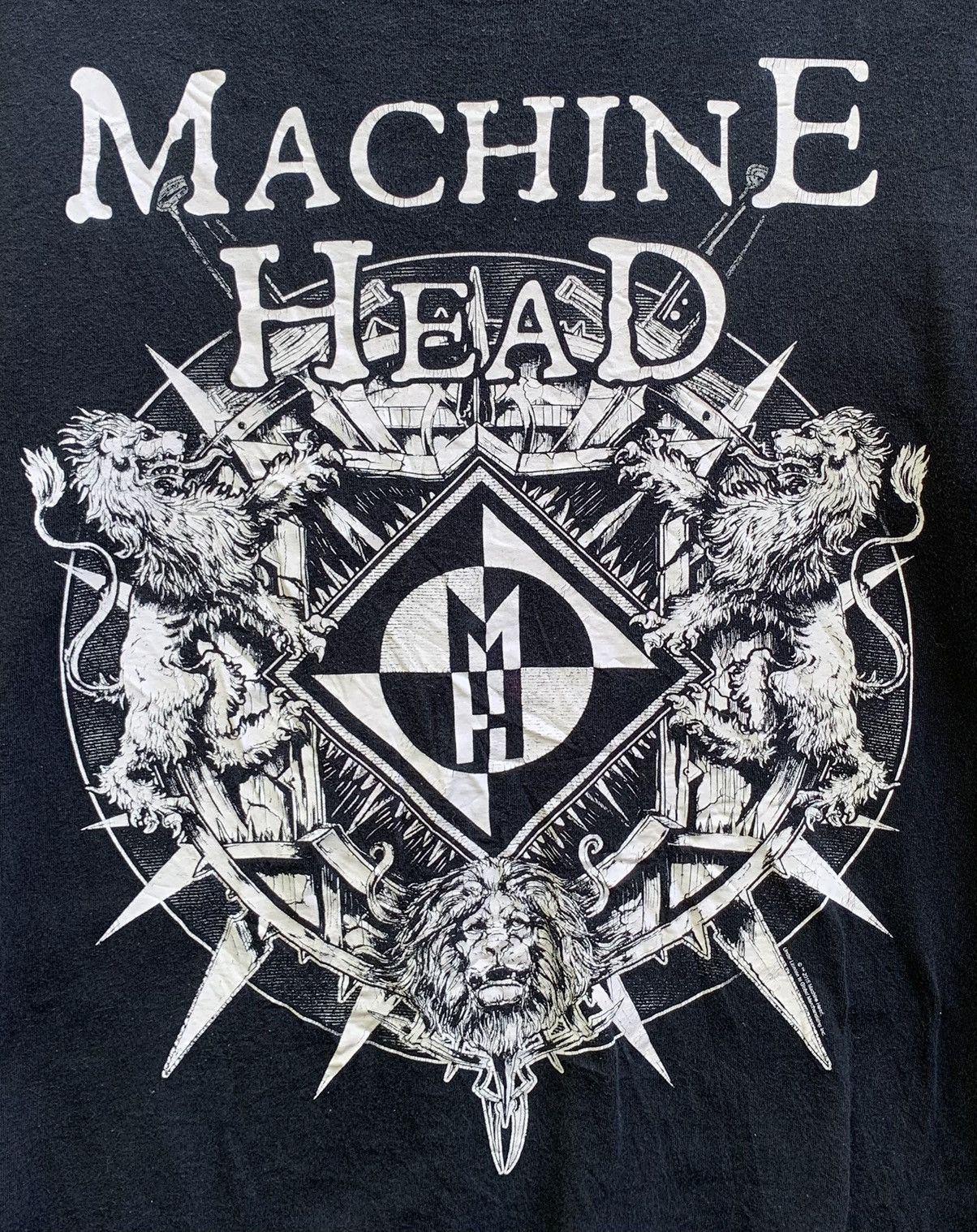 Band Tees × Vintage MACHINE HEAD BLOODSTONE & DIAMOND 2015 TOUR Size US M / EU 48-50 / 2 - 9 Thumbnail