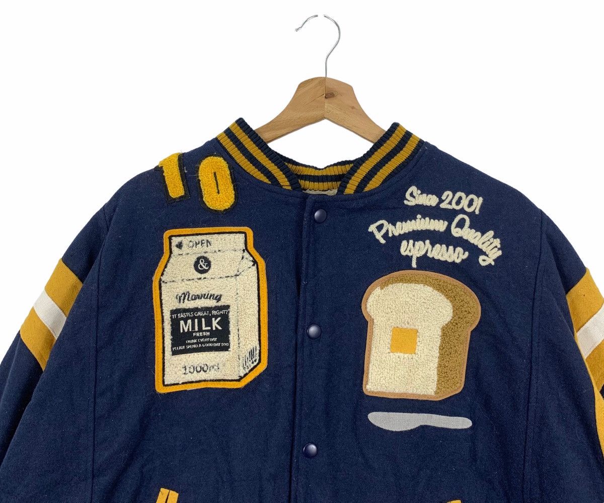 Japanese Brand Vintage Rivet & Surge Co Ltd Varsity Bomber Jacket Size US XXL / EU 58 / 5 - 2 Thumbnail