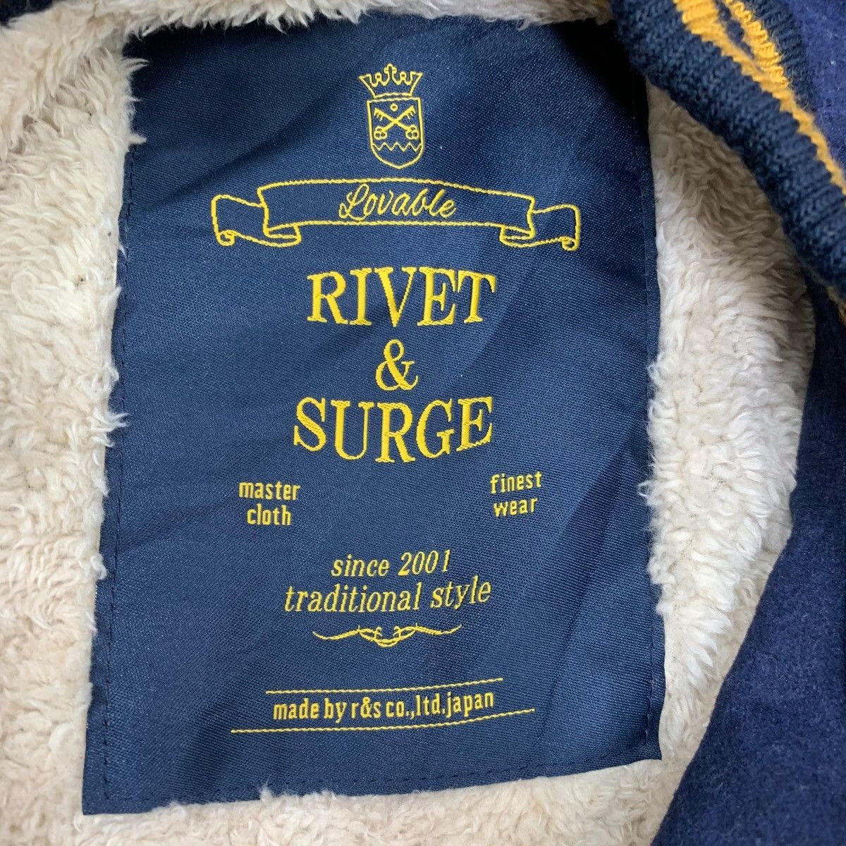 Japanese Brand Vintage Rivet & Surge Co Ltd Varsity Bomber Jacket Size US XXL / EU 58 / 5 - 6 Thumbnail