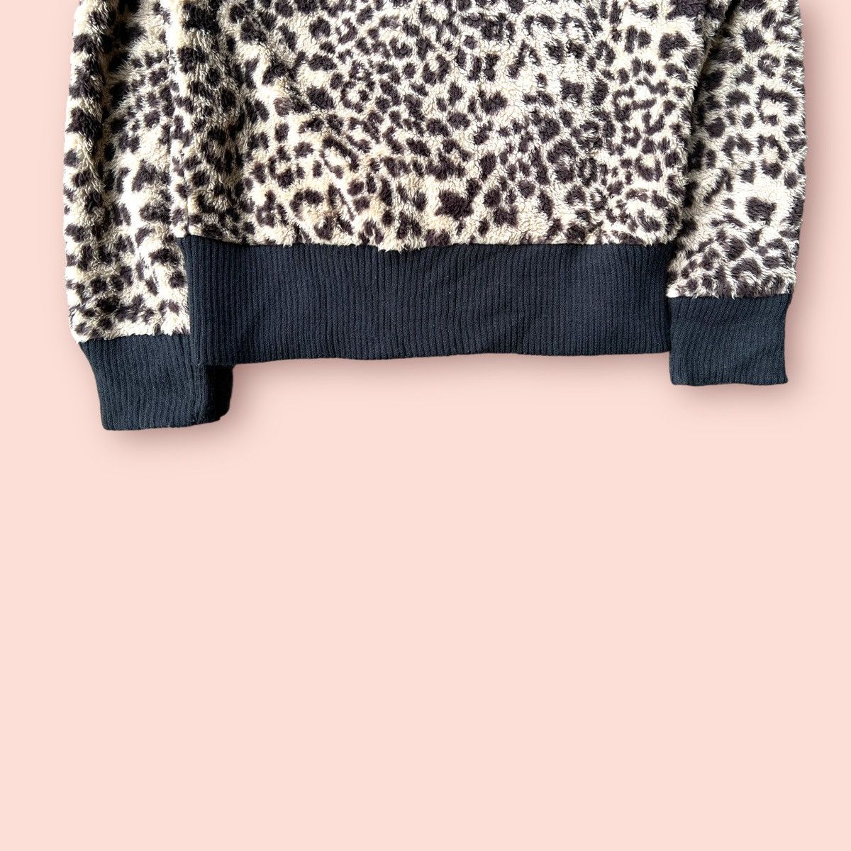 Japanese Brand × Le Grande Bleu (L.G.B.) SORRIDERE LEOPARD FLUFFY FLEECE HOODIE JACKET Size L / US 10 / IT 46 - 7 Thumbnail