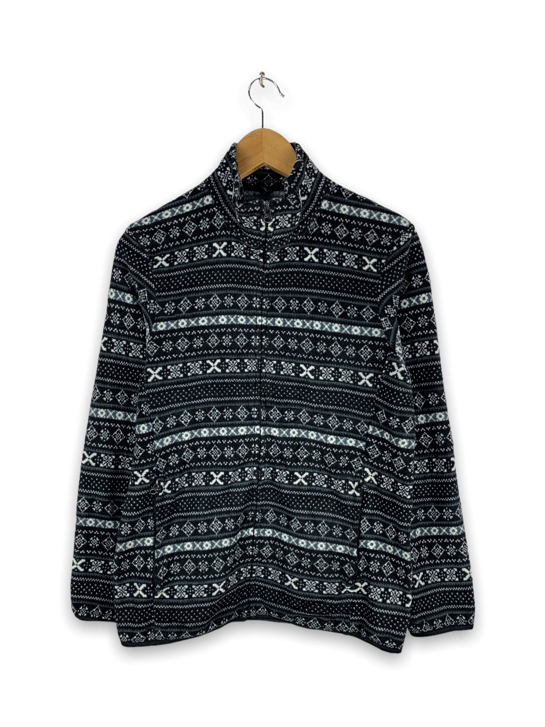 Japanese Brand × Uniqlo Steals! Uniqlo Aztec Navajo Natives Style Fleece Jacket Size US M / EU 48-50 / 2 - 1 Thumbnail