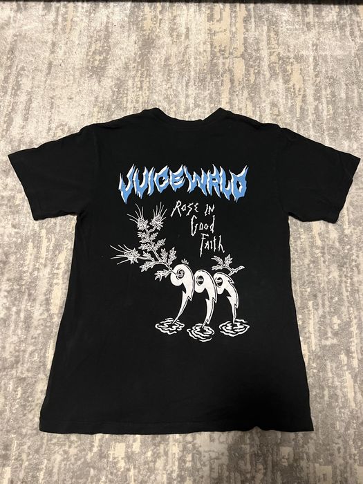 Vintage Juice Wrld ROSE IN GOOD FAITH TEE Grailed