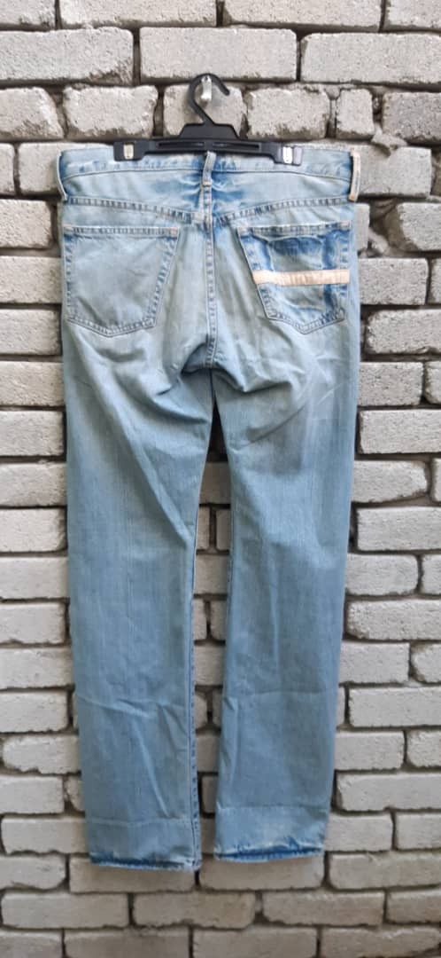 Japanese Brand × Takeo Kikuchi Takeo Kikuchi distressed Patchwork denim pants Size US 32 / EU 48 - 4 Thumbnail