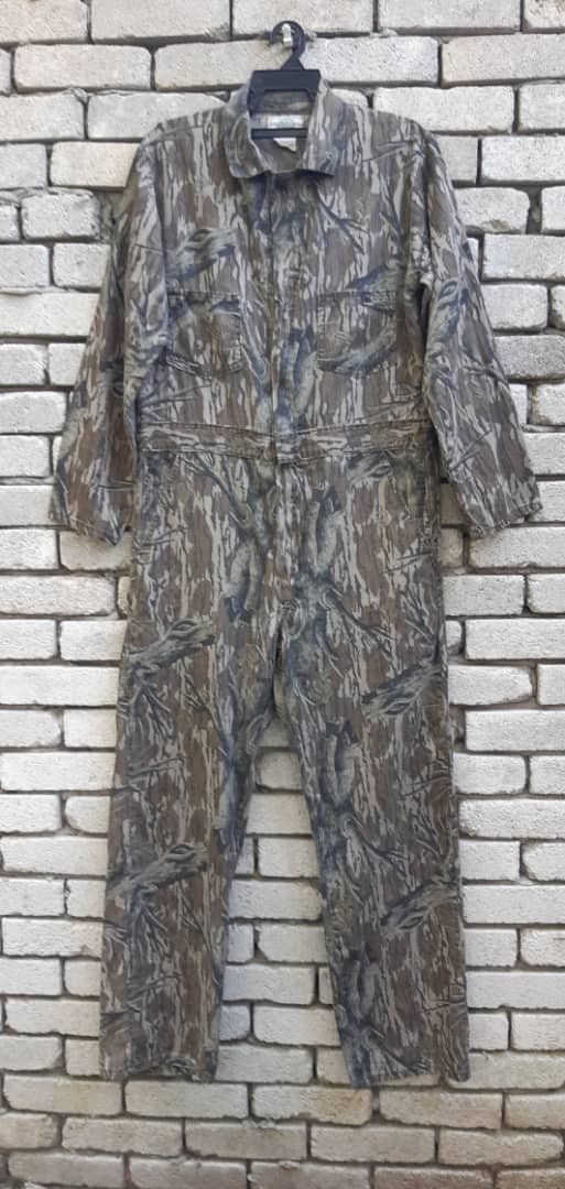 Mossy Oaks × Vintage Vintage 70s Mossy Oaks Camo Overalls Made In Usa Size US 34 / EU 50 - 1 Thumbnail