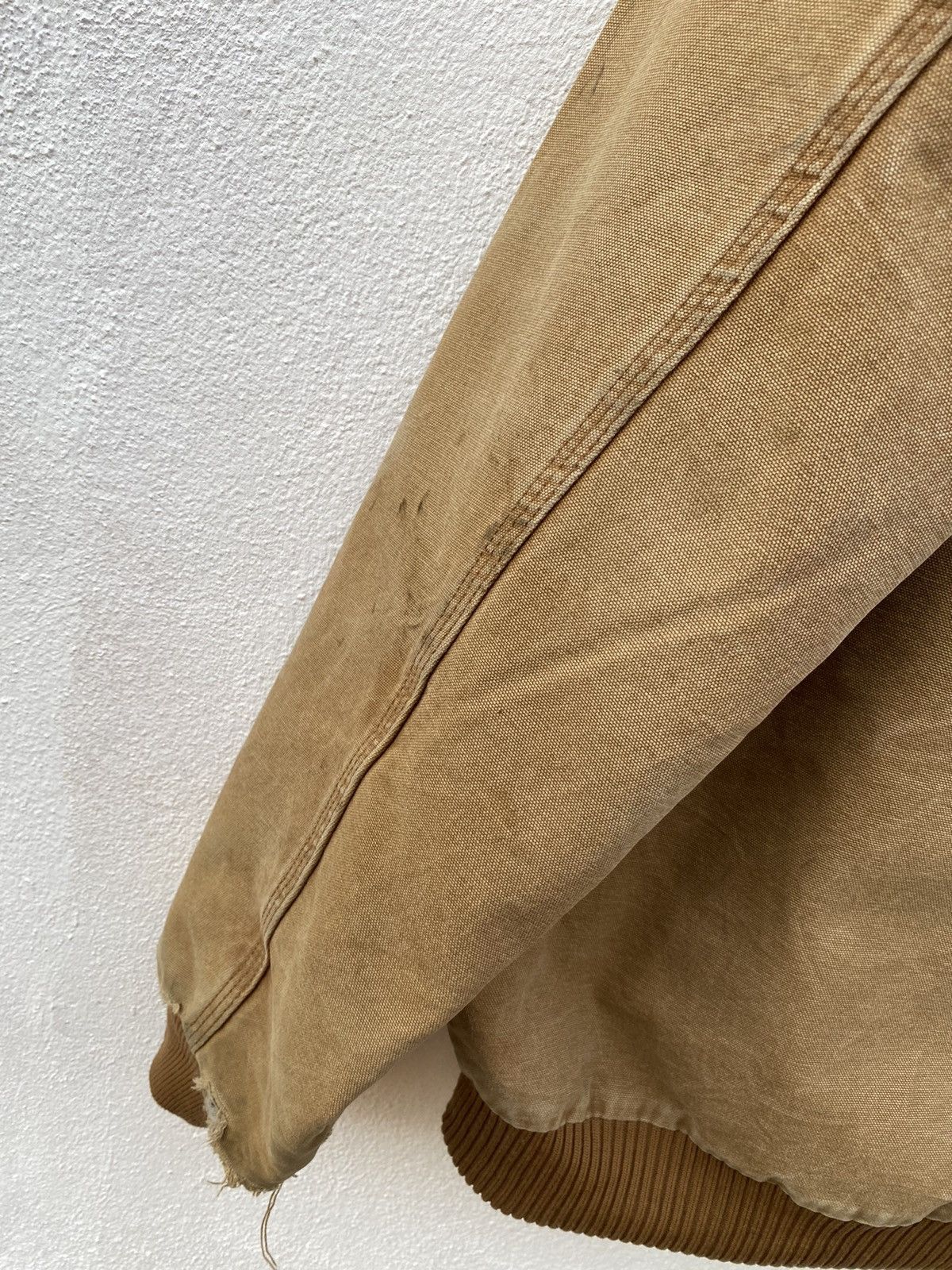 Carhartt × Vintage Vintage Carhartt canvas hoodie distressed jcket worker Size US XL / EU 56 / 4 - 18 Thumbnail