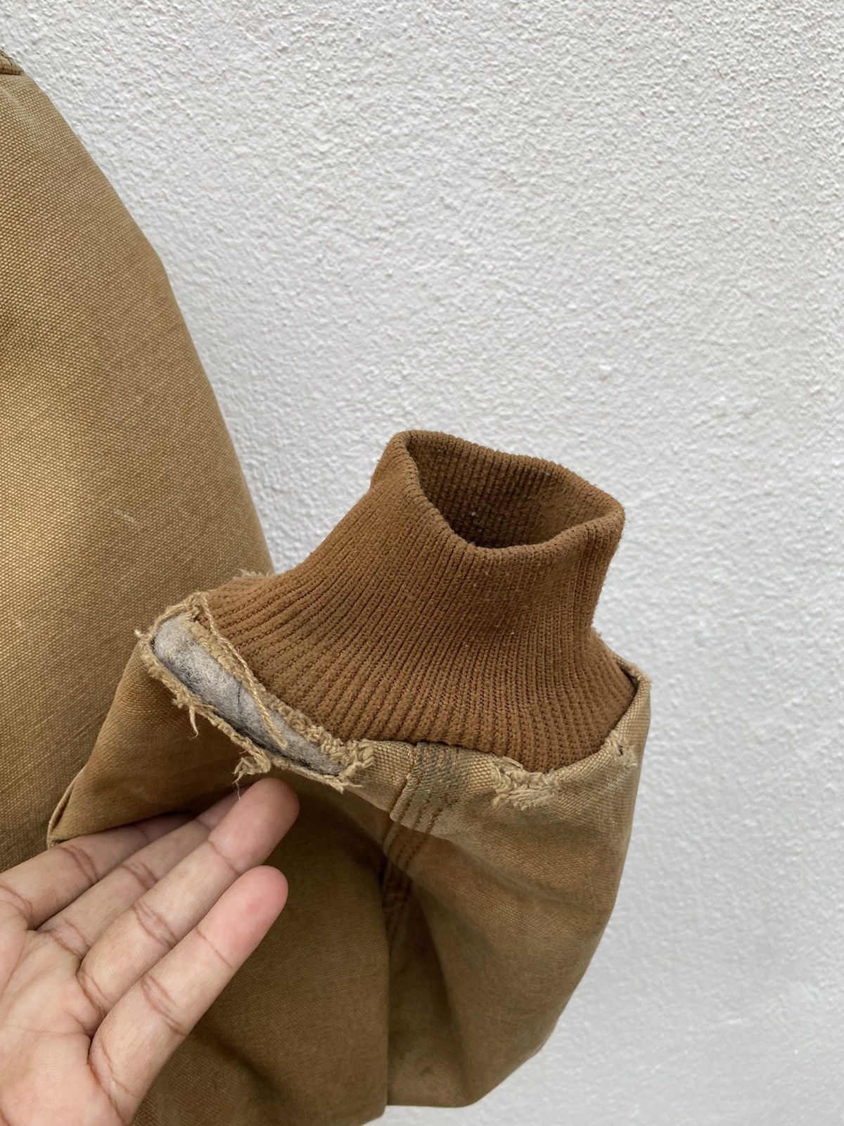 Carhartt × Vintage Vintage Carhartt canvas hoodie distressed jcket worker Size US XL / EU 56 / 4 - 12 Thumbnail