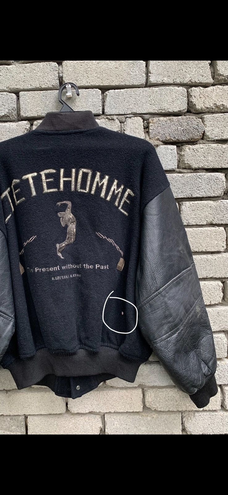 Tete Homme Vintage Tete Homme Varsity Leather Jacket Size US L / EU 52-54 / 3 - 19 Thumbnail