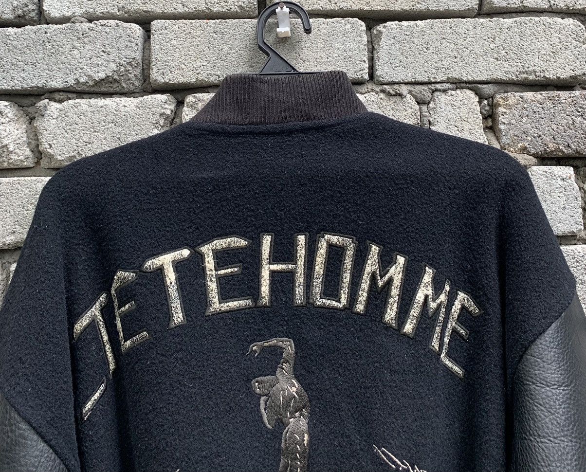 Tete Homme Vintage Tete Homme Varsity Leather Jacket Size US L / EU 52-54 / 3 - 16 Thumbnail