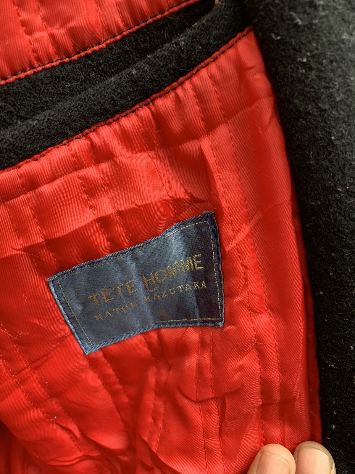 Tete Homme Vintage Tete Homme Varsity Leather Jacket Size US L / EU 52-54 / 3 - 23 Thumbnail