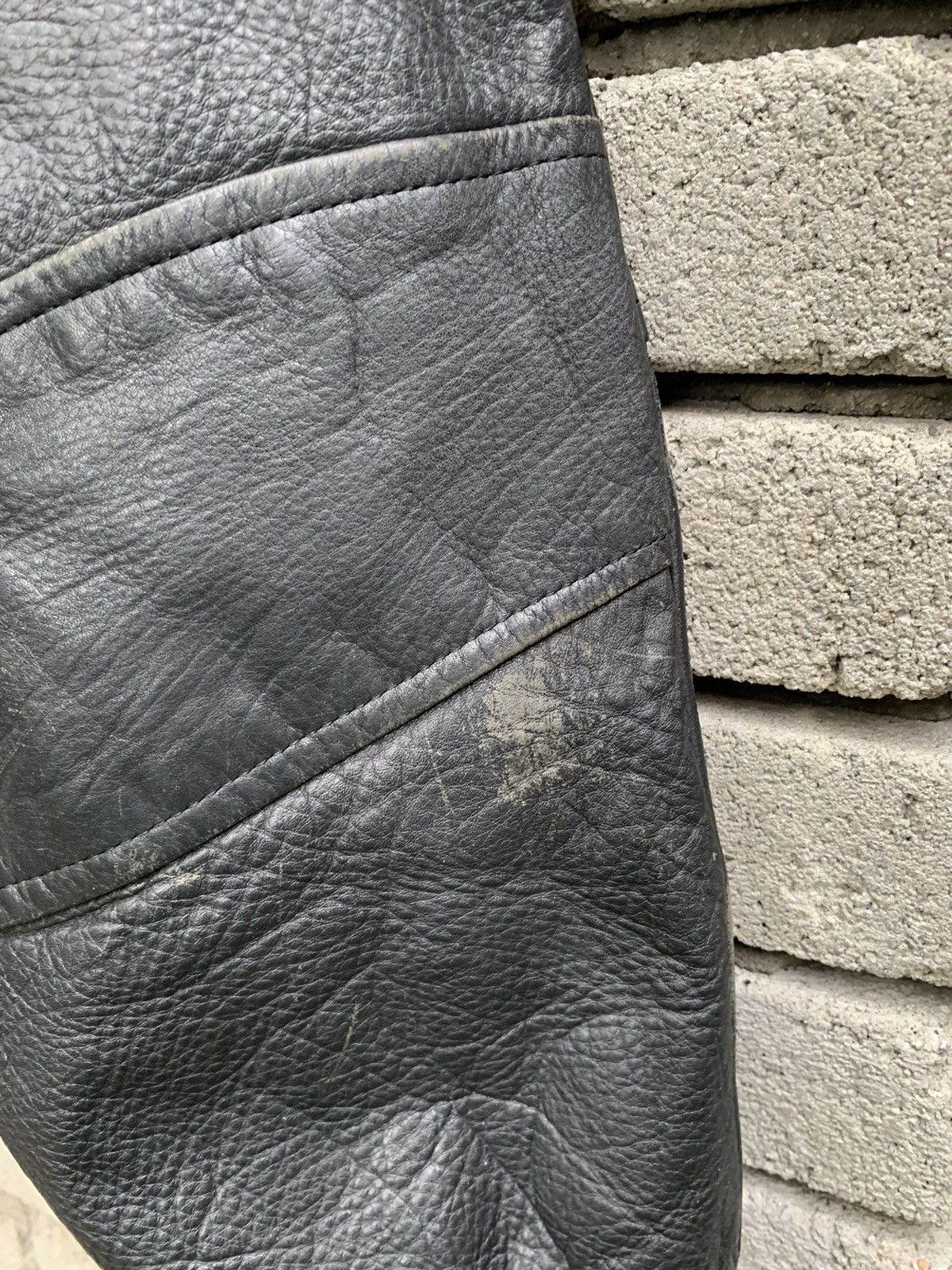 Tete Homme Vintage Tete Homme Varsity Leather Jacket Size US L / EU 52-54 / 3 - 14 Thumbnail