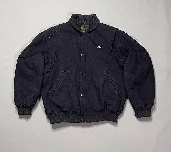 Lacoste × Vintage Vintage Lacoste Wool Varsity Bomber Jacket Lacoste × Vintage Vintage Lacoste Wool Varsity Bomber Jacket