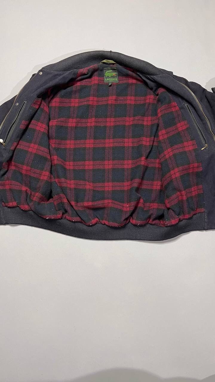 Lacoste Vintage Lacoste Wool Varsity Bomber Jacket Size US L / EU 52-54 / 3 - 3 Thumbnail