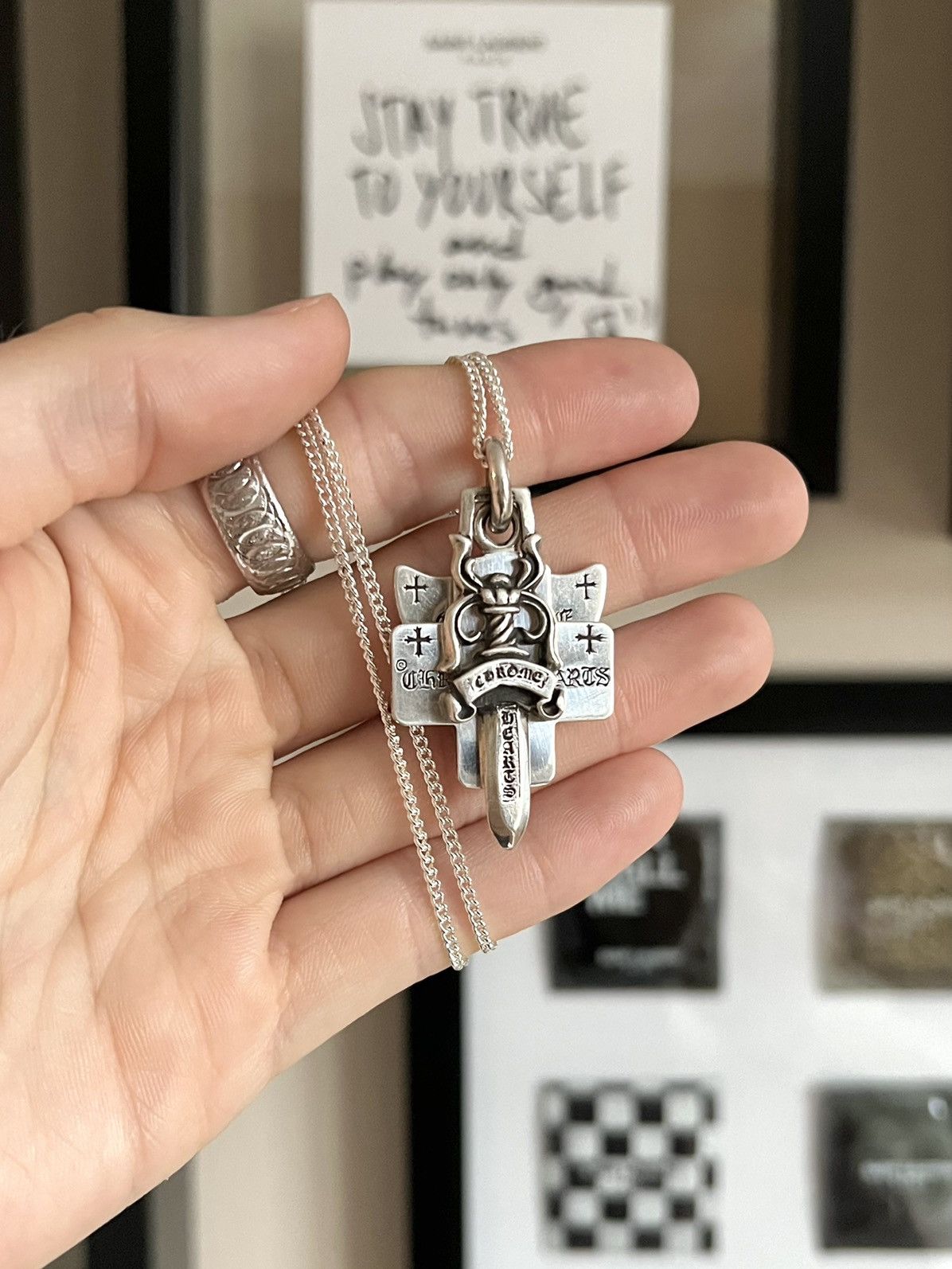 Chrome Hearts 3 IN 1/ TRINKET SET ON SILVER CHAIN | Grailed