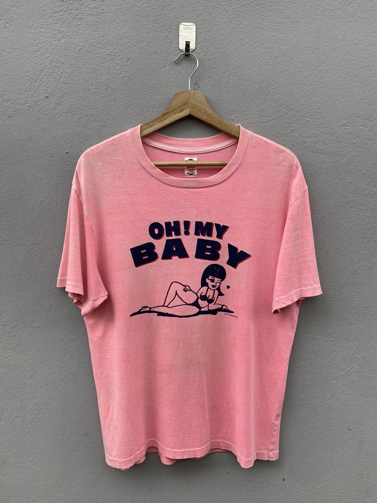 Blue Blue Japan × HOLLYWOOD RANCH MARKET × Japanese Brand 💥HR Market “OH! MY BABY” Sexy / Nudes Graphic Tee Size US M / EU 48-50 / 2 - 1 Thumbnail